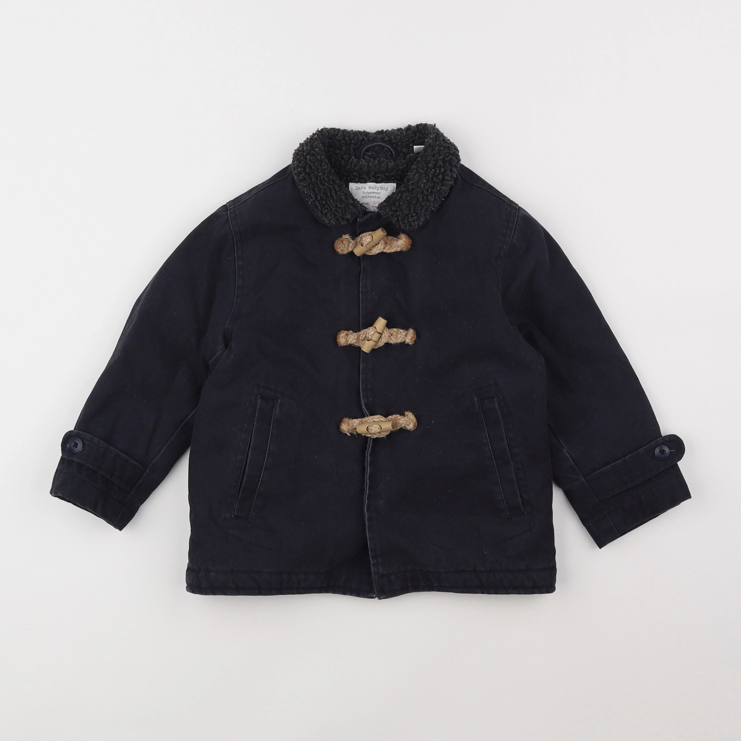 Zara - manteau bleu - 3/4 ans