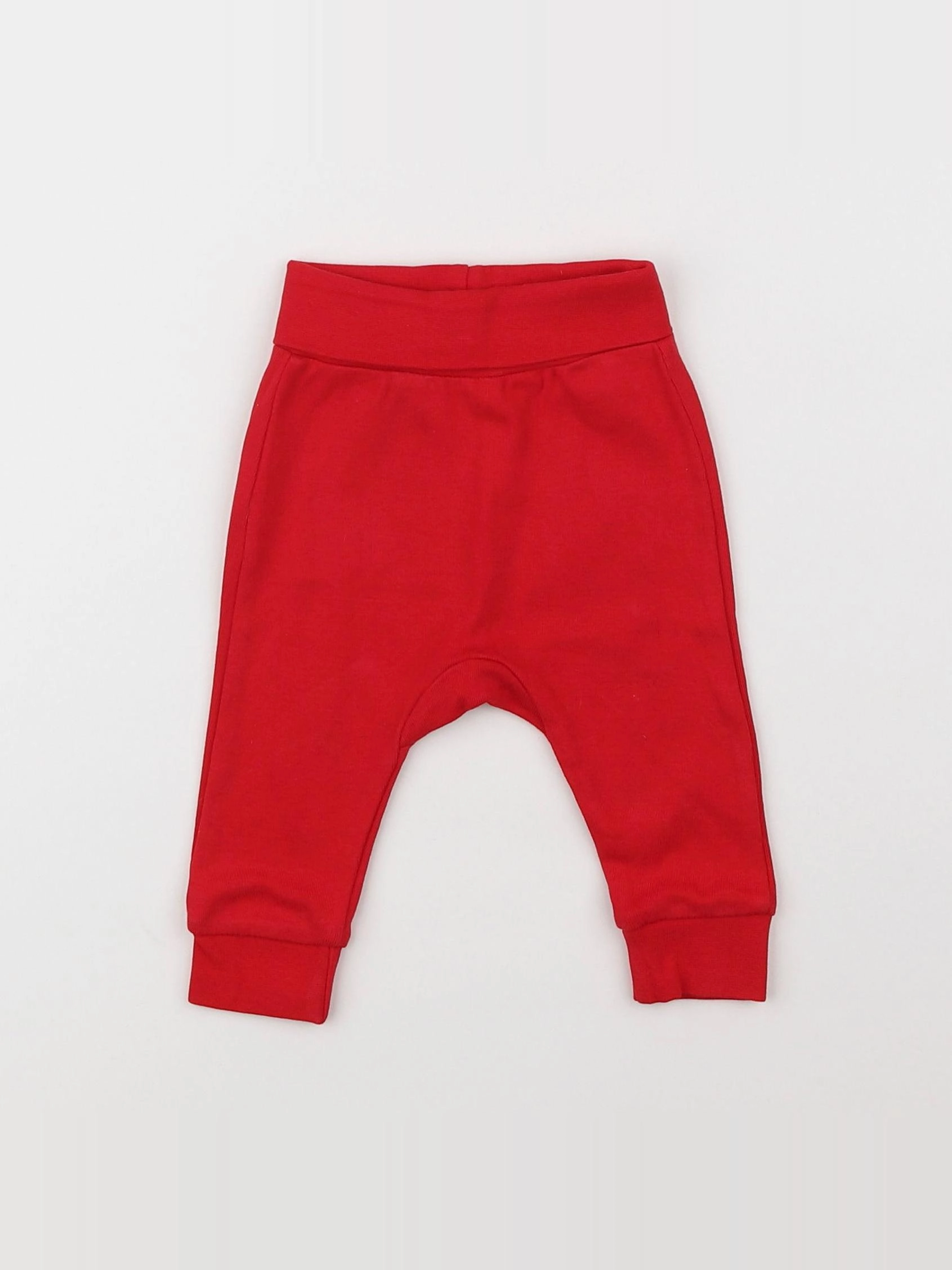 H&M - legging rouge - 3 mois