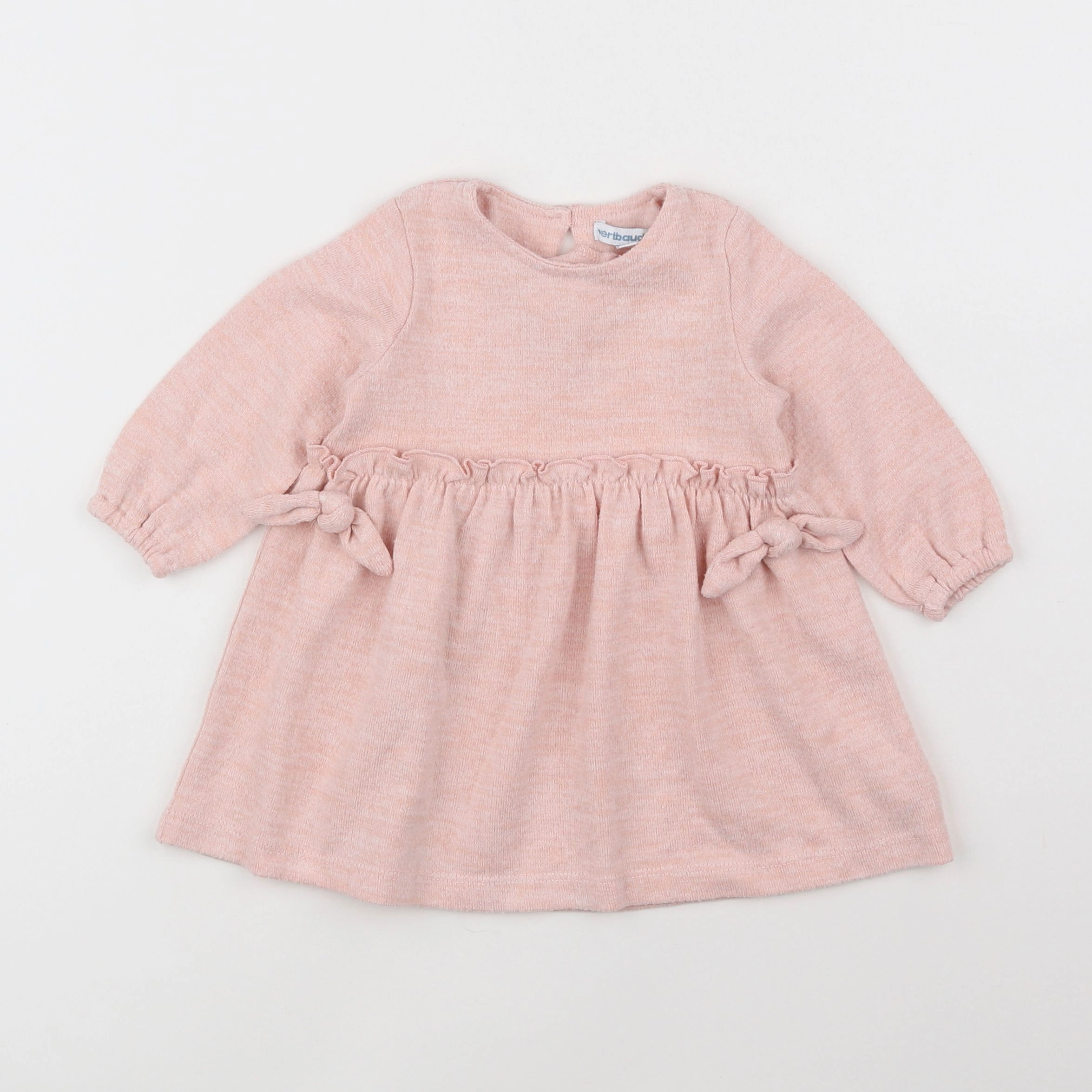 Vertbaudet - robe rose - 6/9 mois