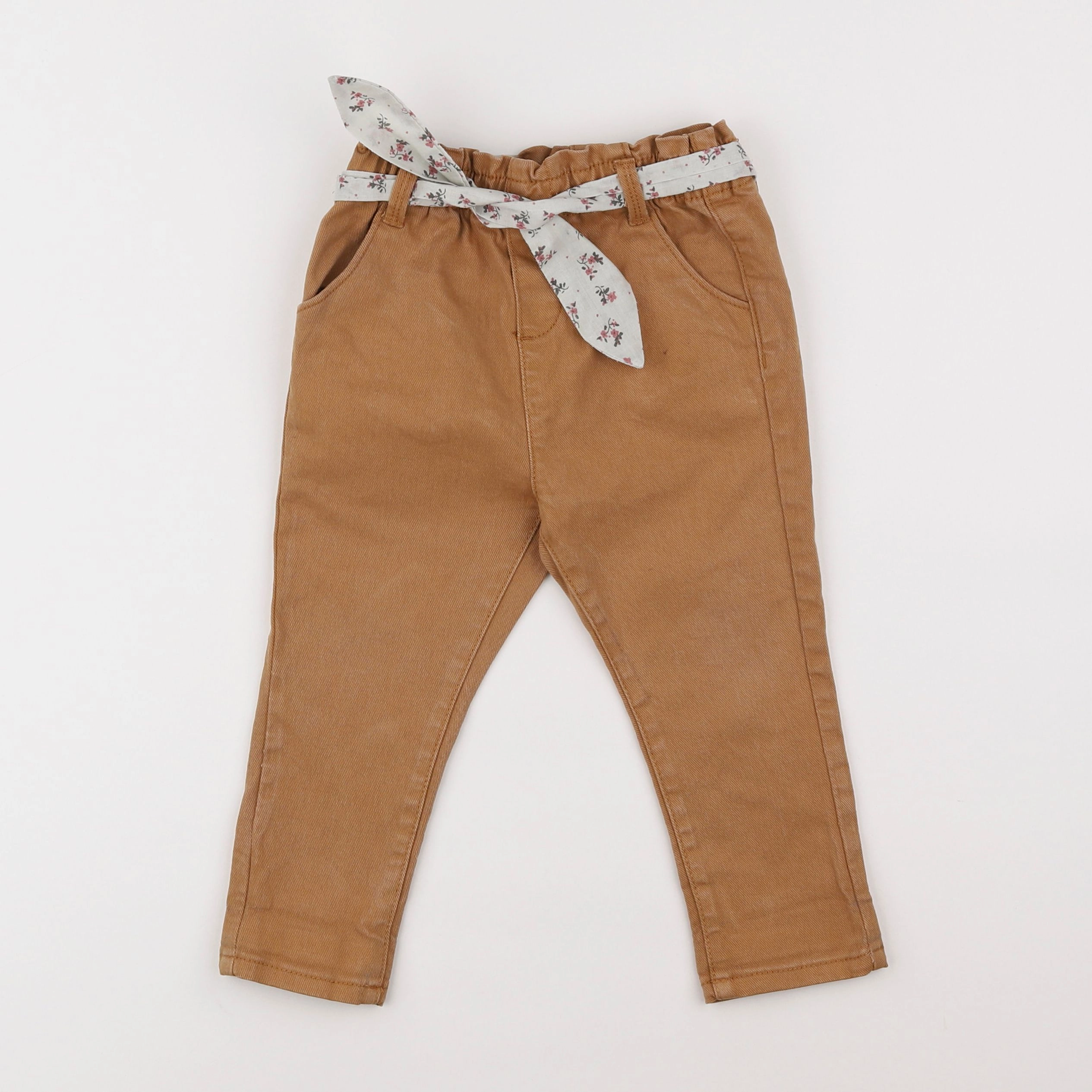 Vertbaudet - pantalon marron - 2 ans