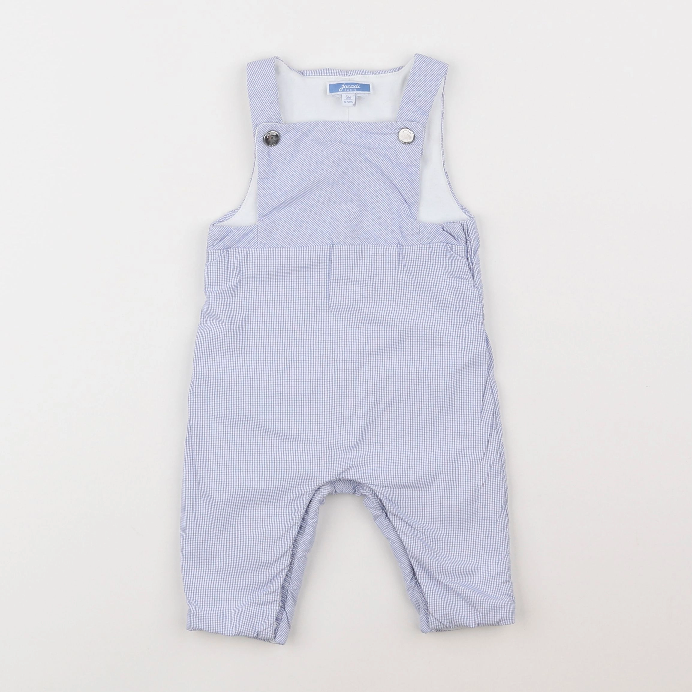 Jacadi - salopette doublé bleu - 6 mois