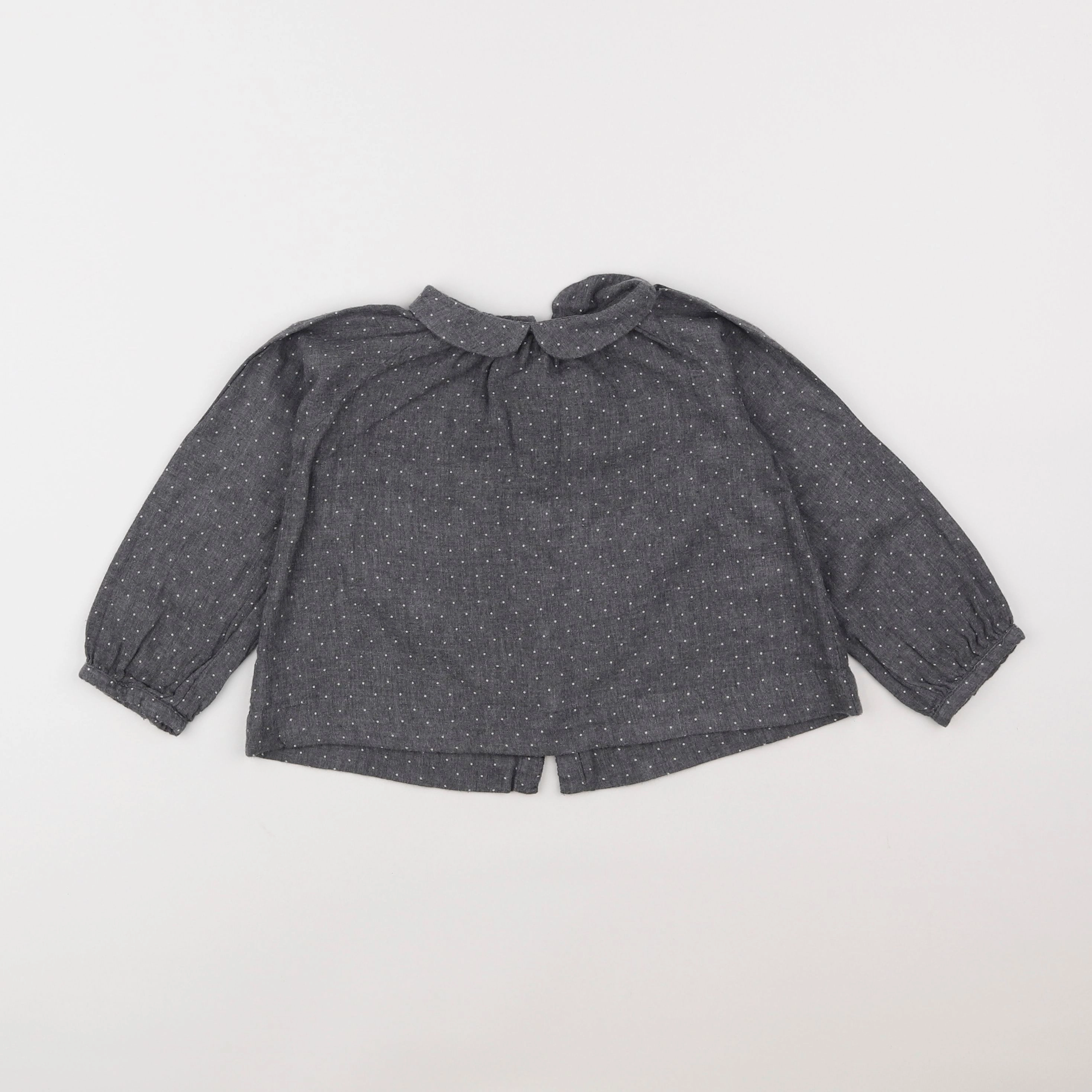 Jacadi - blouse gris - 2 ans