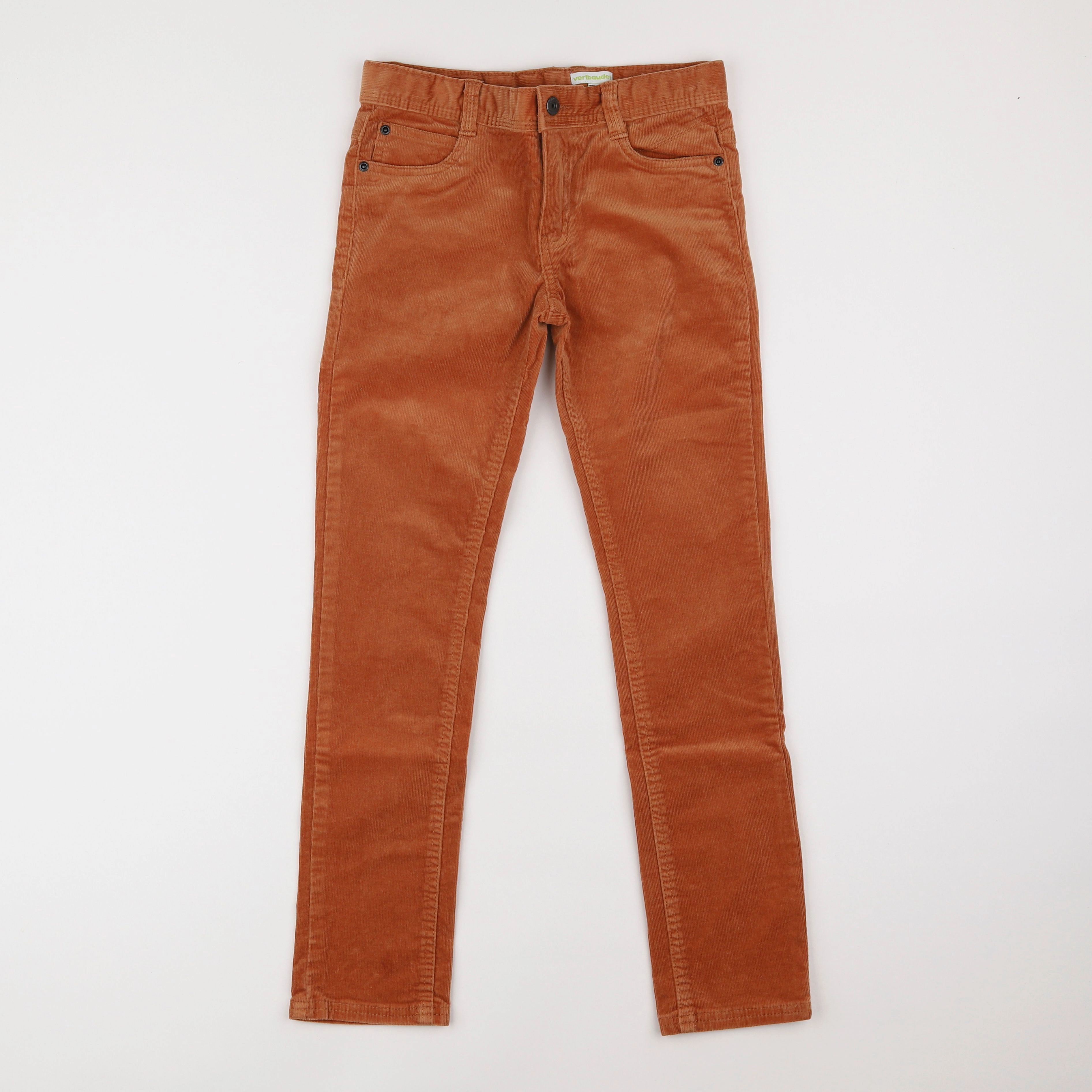 Vertbaudet - pantalon orange - 10 ans