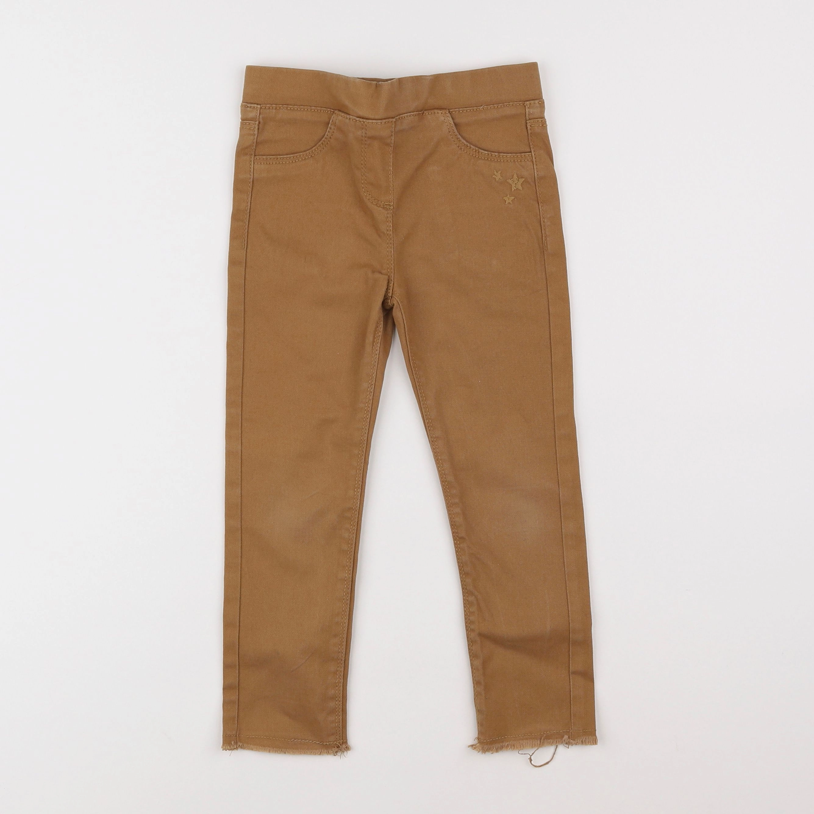 Vertbaudet - jegging marron - 4 ans