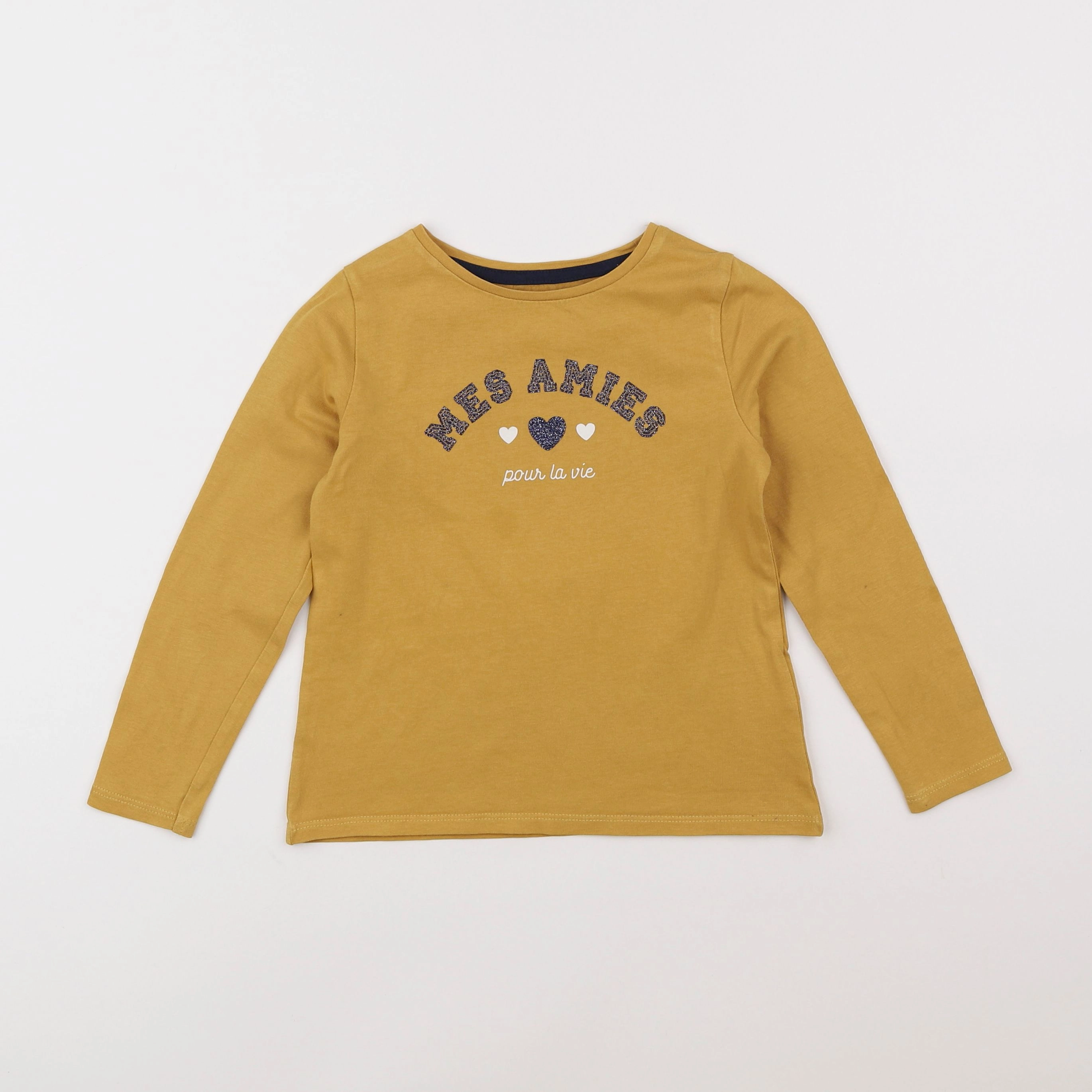 Vertbaudet - tee-shirt jaune - 5 ans