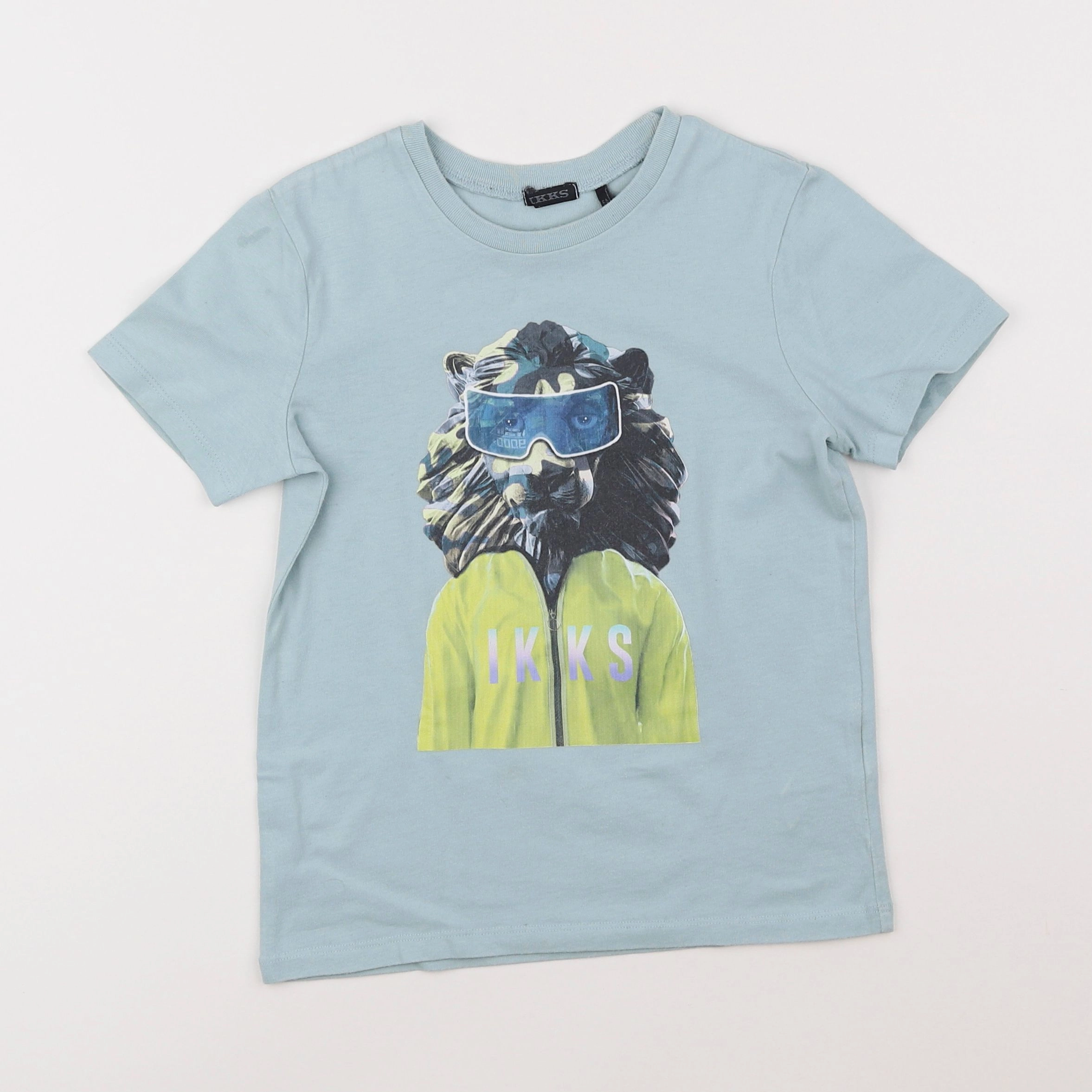 IKKS - tee-shirt bleu - 6 ans