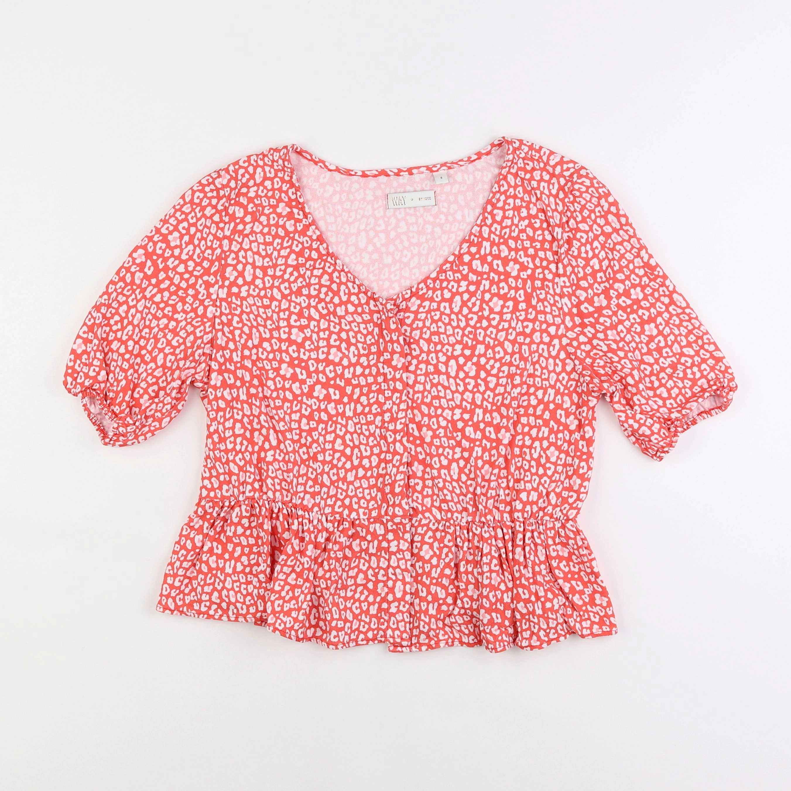 IKKS - blouse rouge - 14 ans