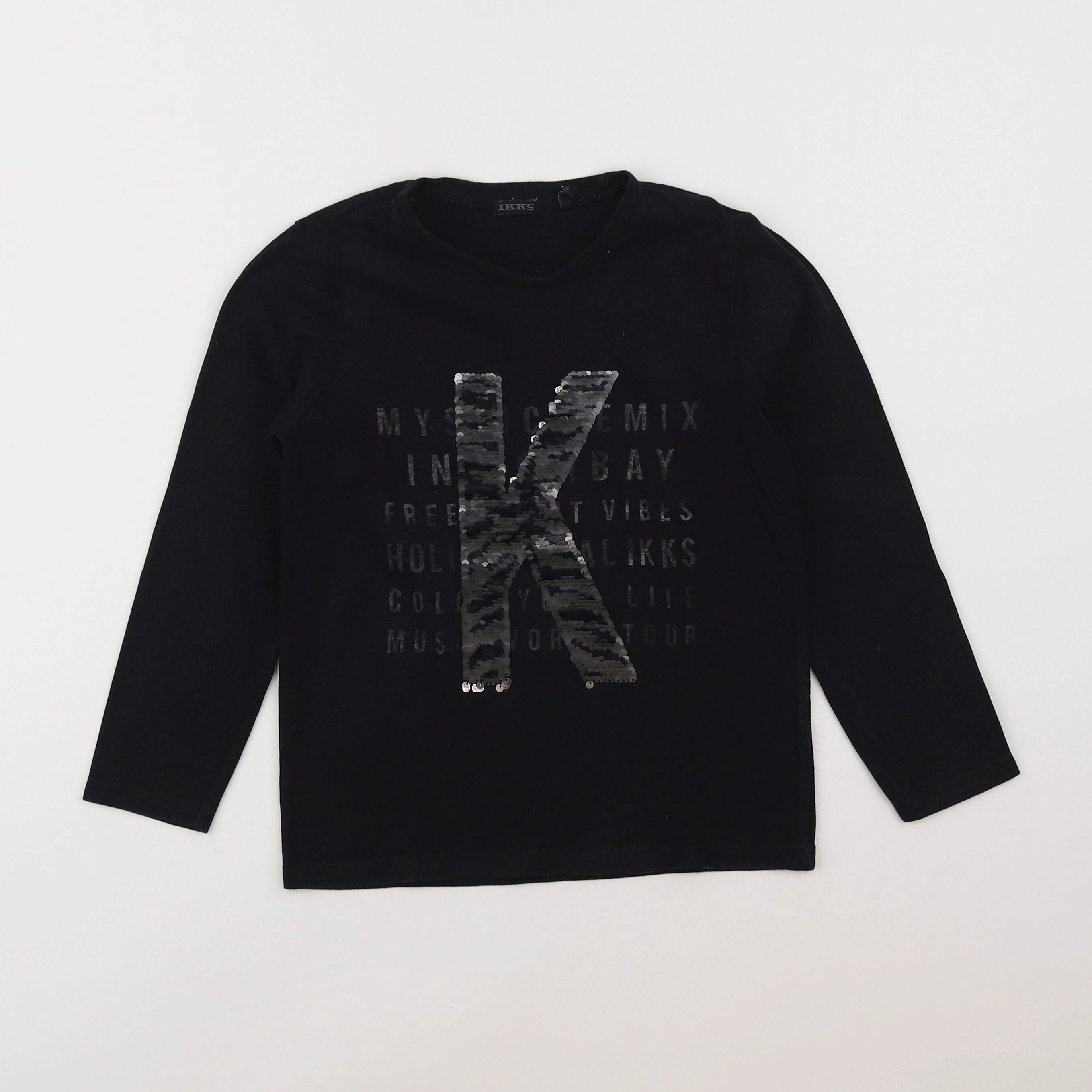 IKKS - tee-shirt noir - 6 ans