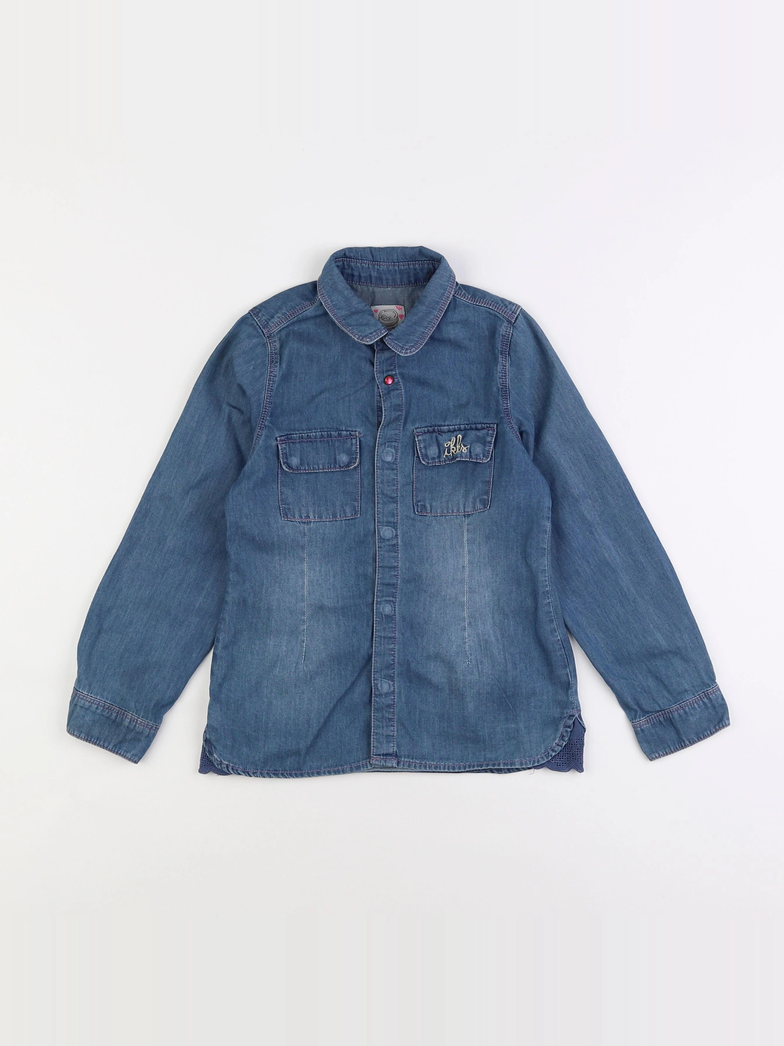 IKKS - blouse bleu - 6 ans