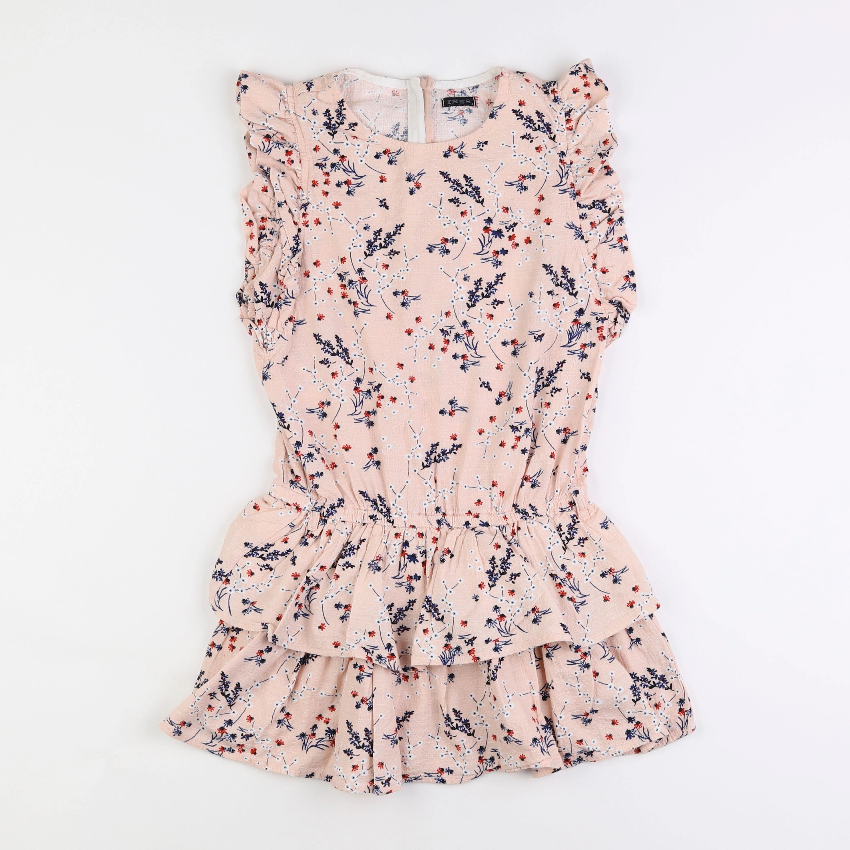 IKKS - robe rose - 7 ans