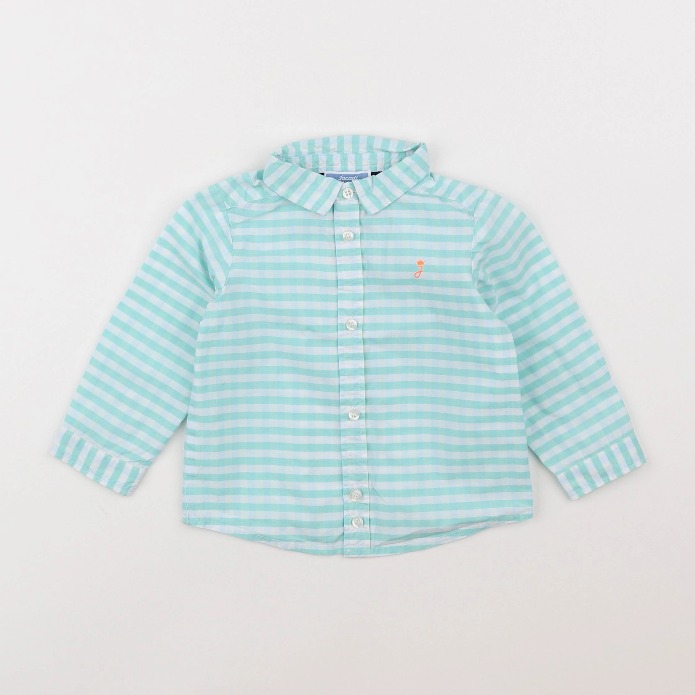 Jacadi - chemise bleu - 12 mois