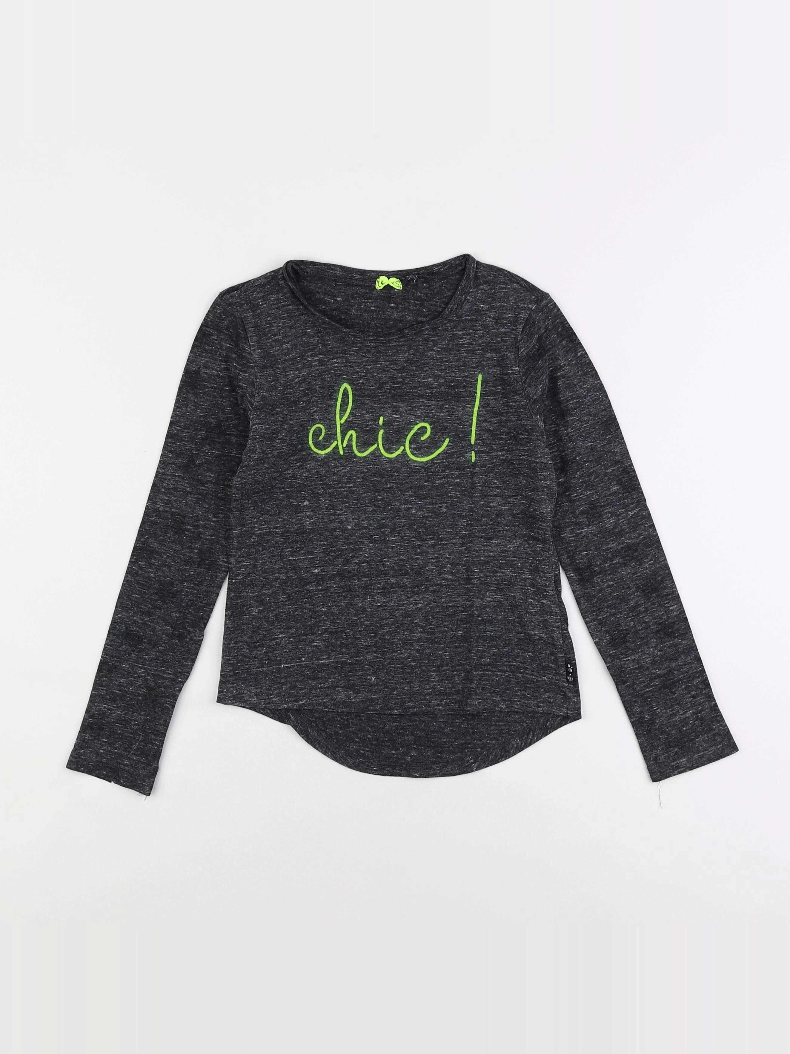 IKKS - tee-shirt gris - 8 ans