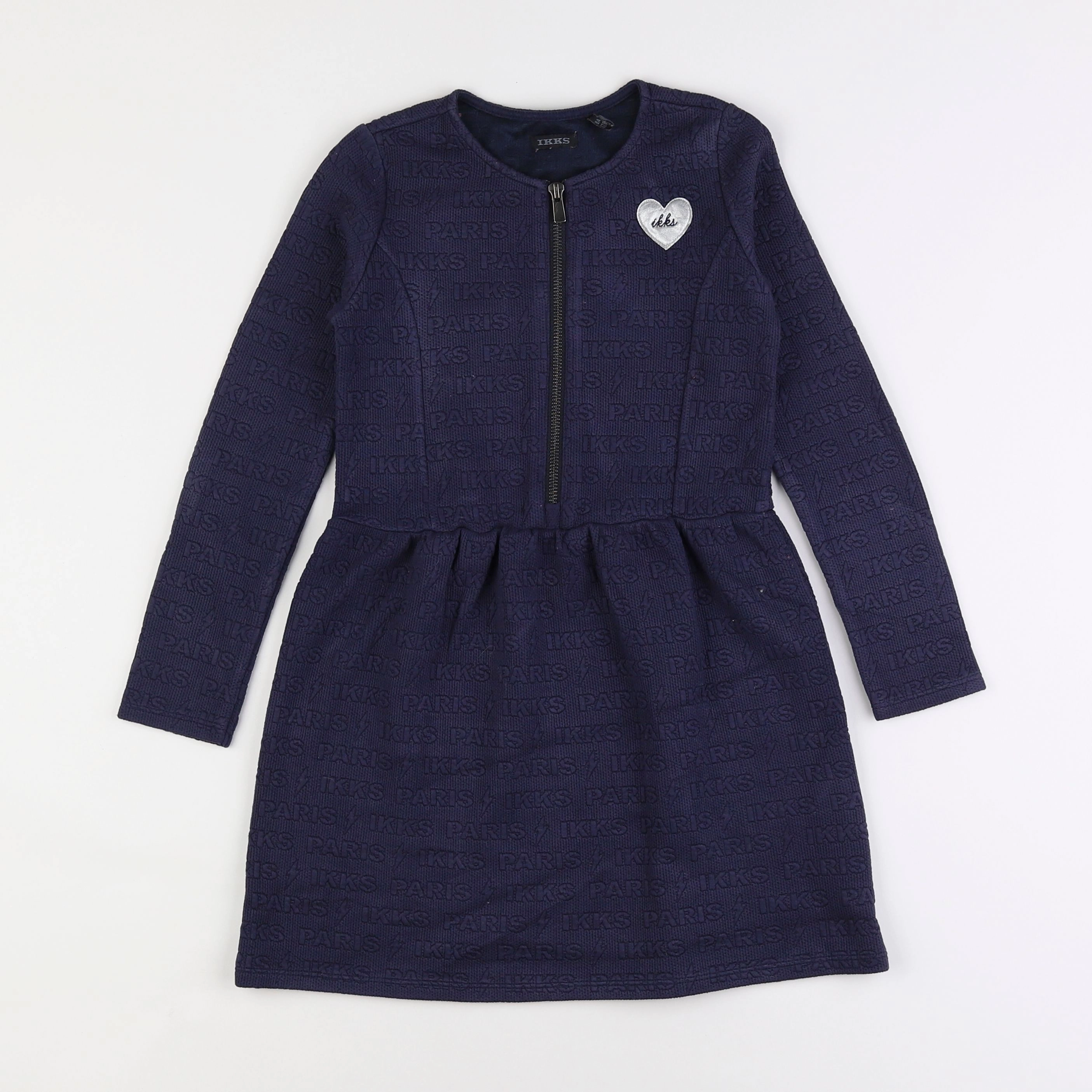 IKKS - robe bleu - 8 ans