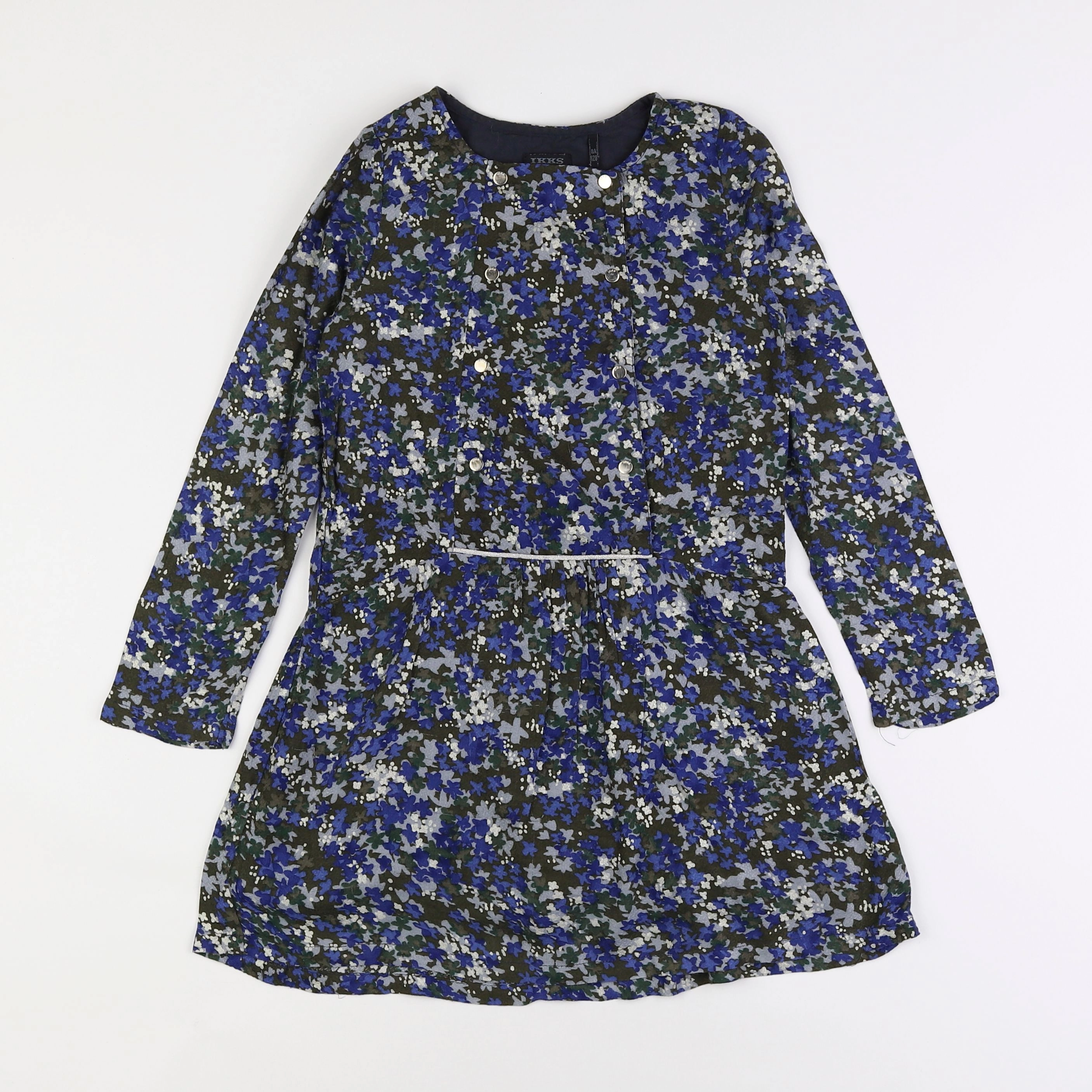IKKS - robe bleu - 8 ans