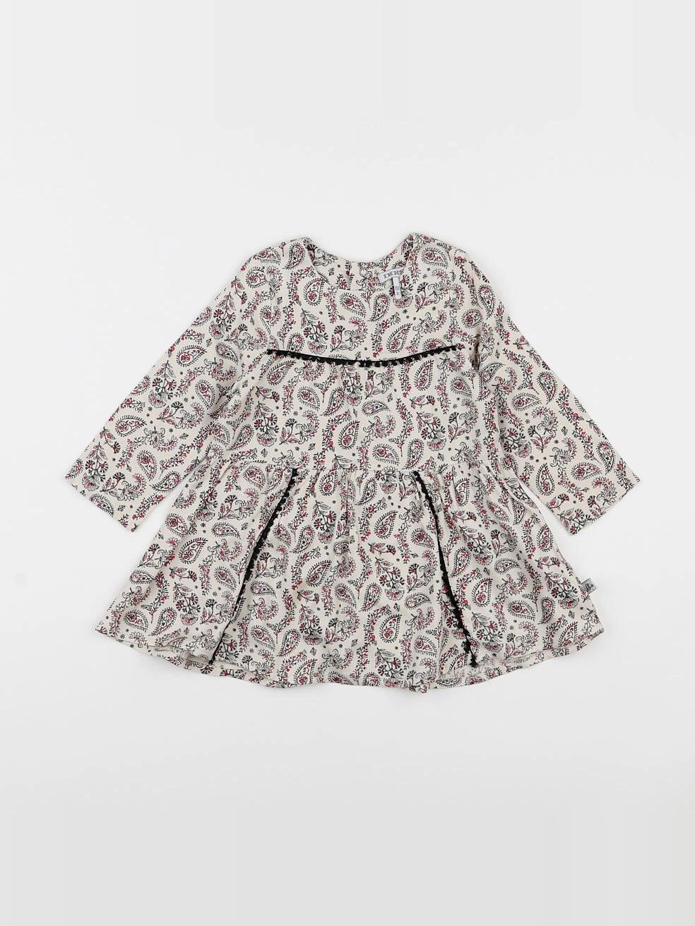 IKKS - robe beige - 18 mois