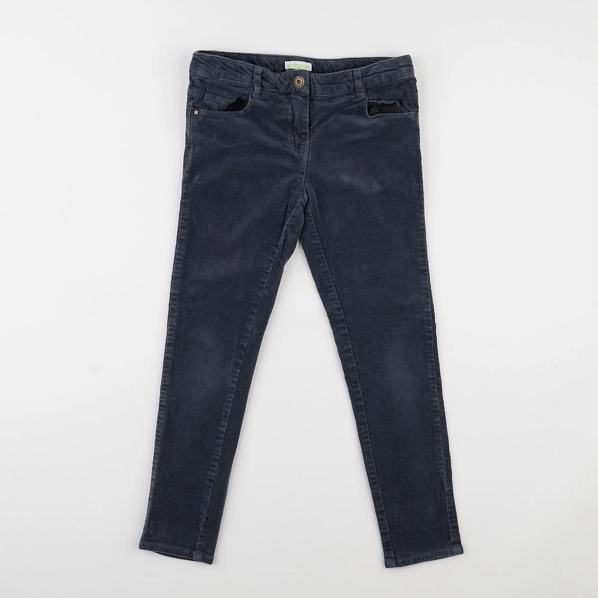 Vertbaudet - pantalon gris - 8 ans