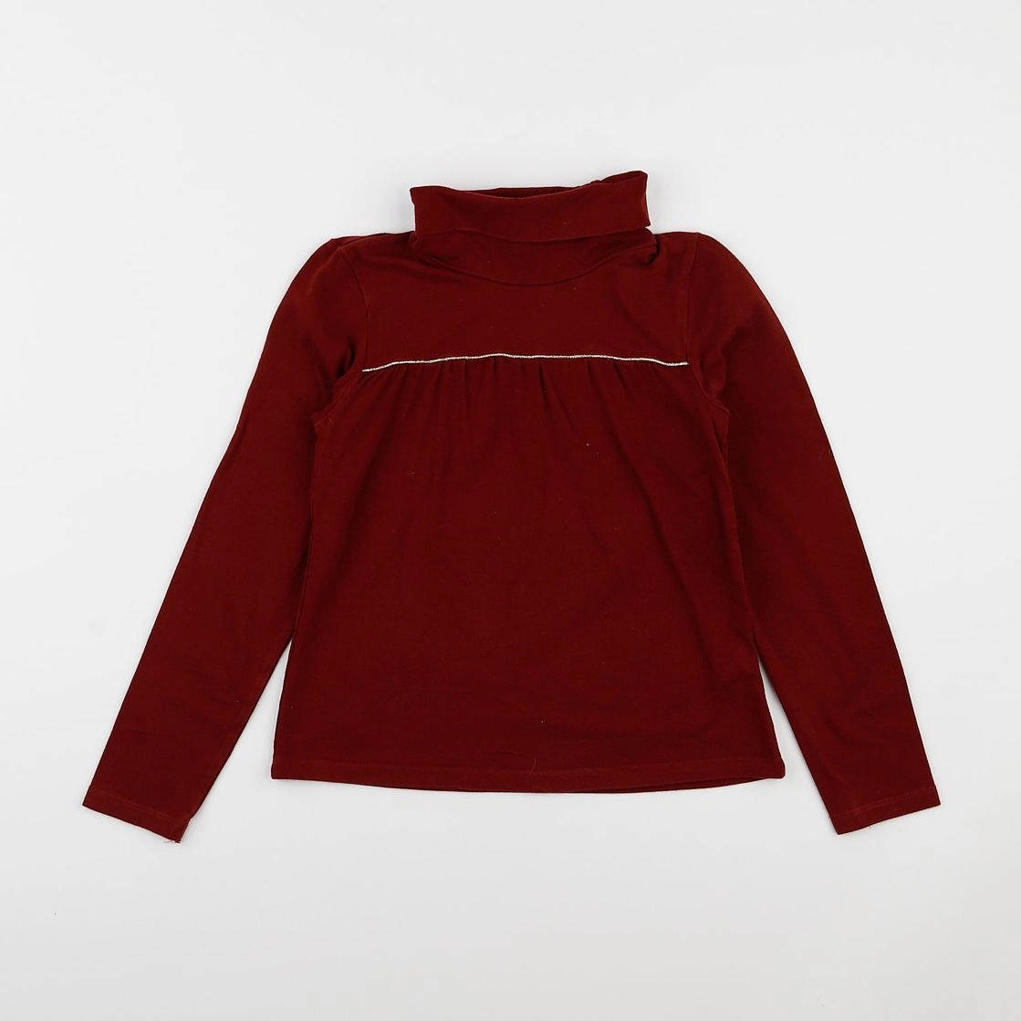 Vertbaudet - sous-pull rouge - 8 ans