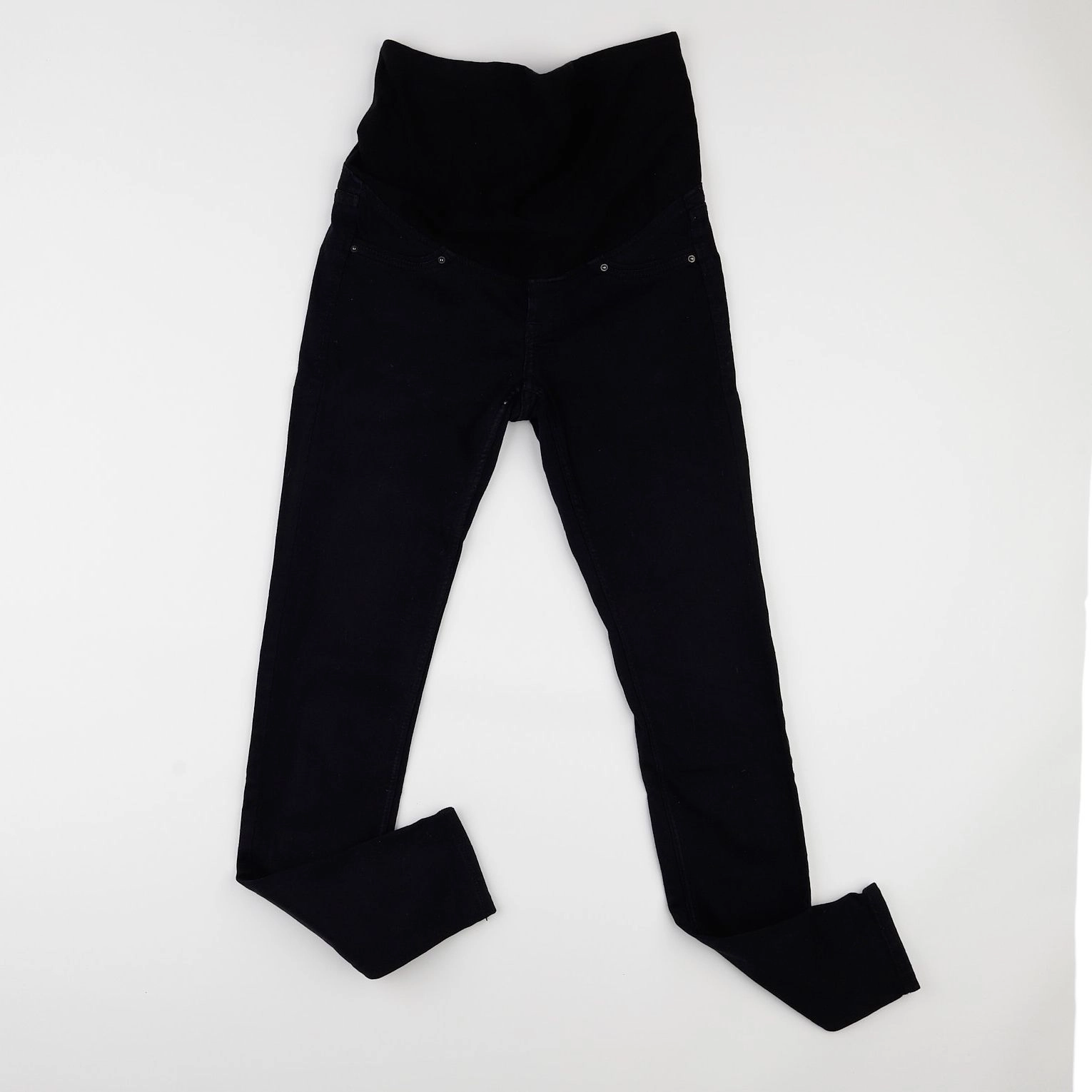 H&M - jean grossesse noir - 36