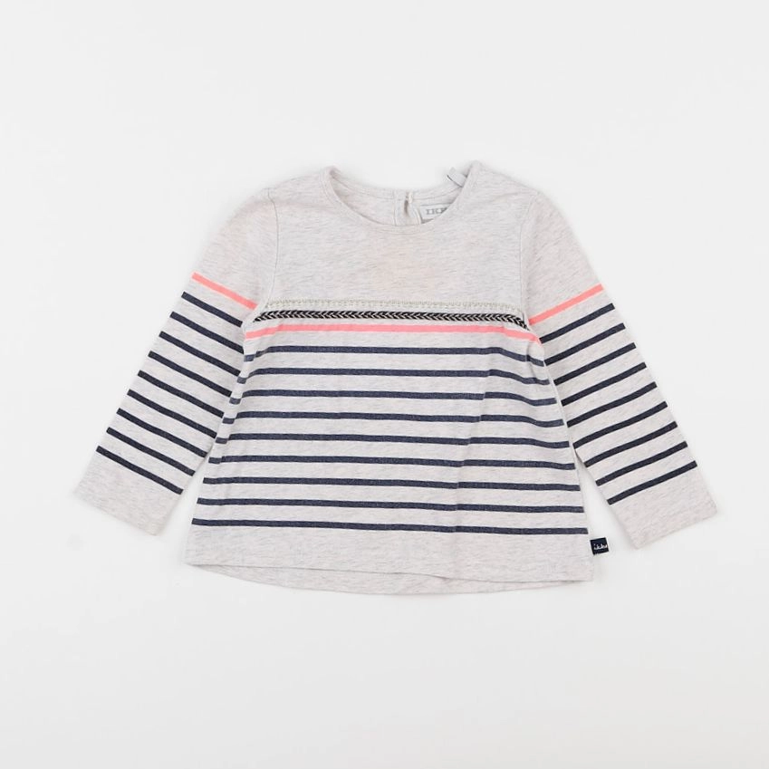 IKKS - tee-shirt beige - 18 mois