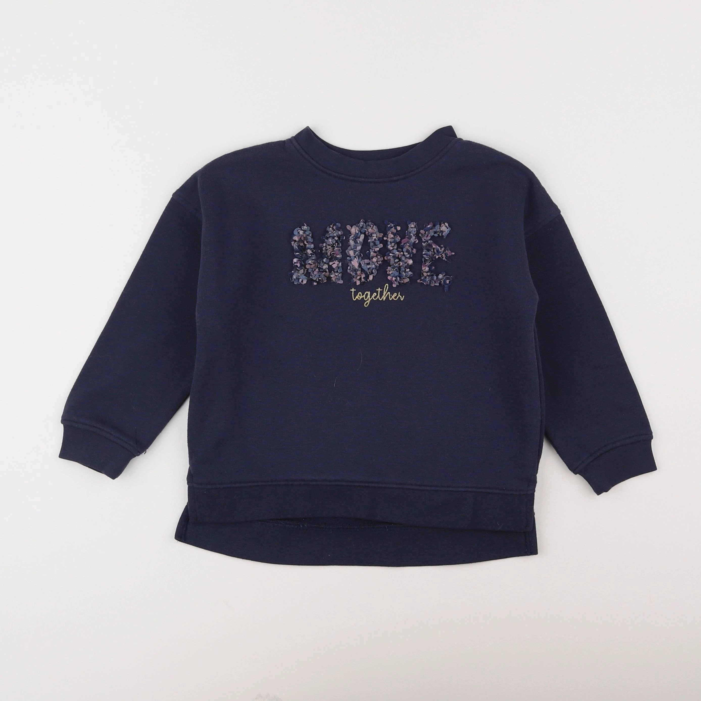 Vertbaudet - sweat bleu - 5 ans