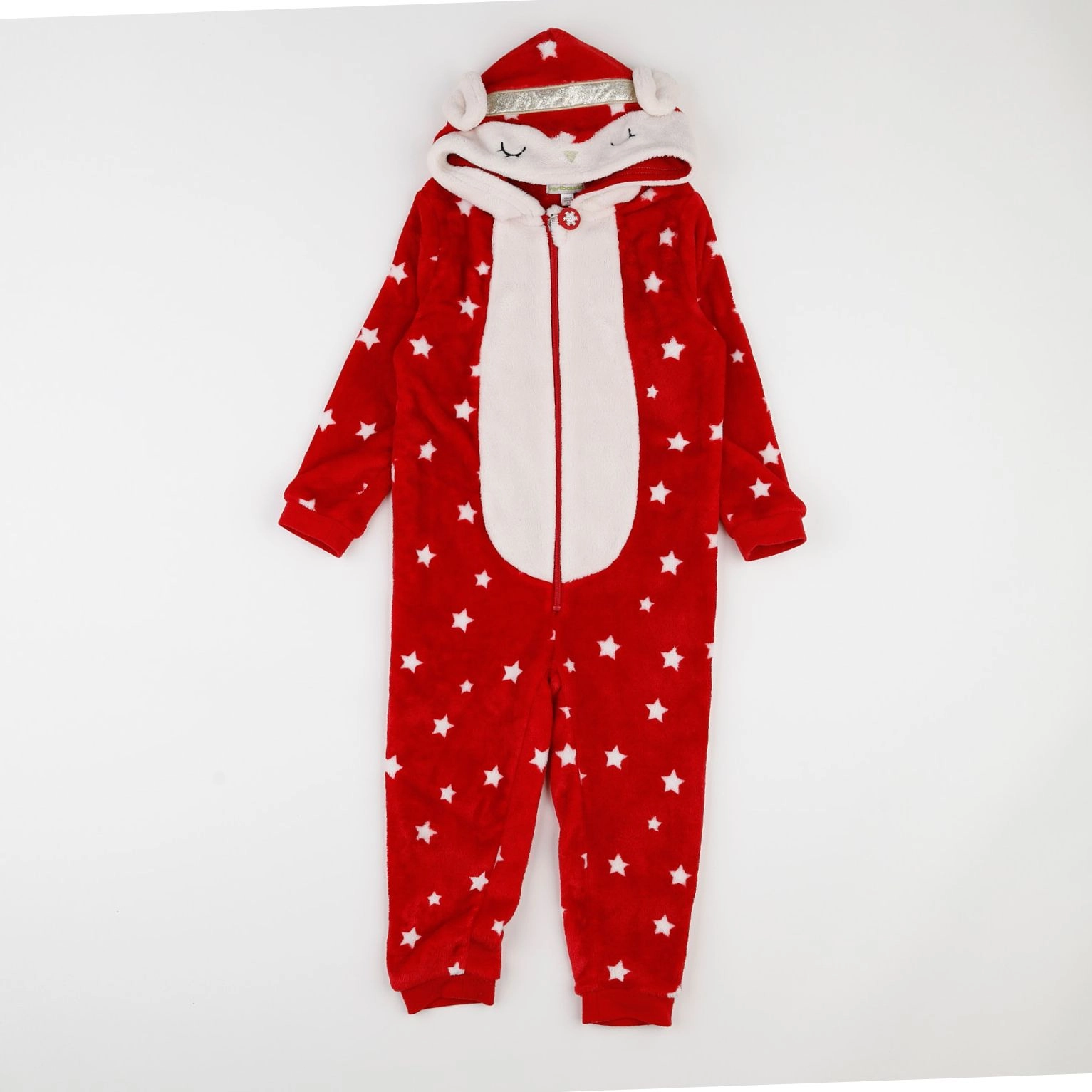 Vertbaudet - sur-pyjama rouge - 4 ans