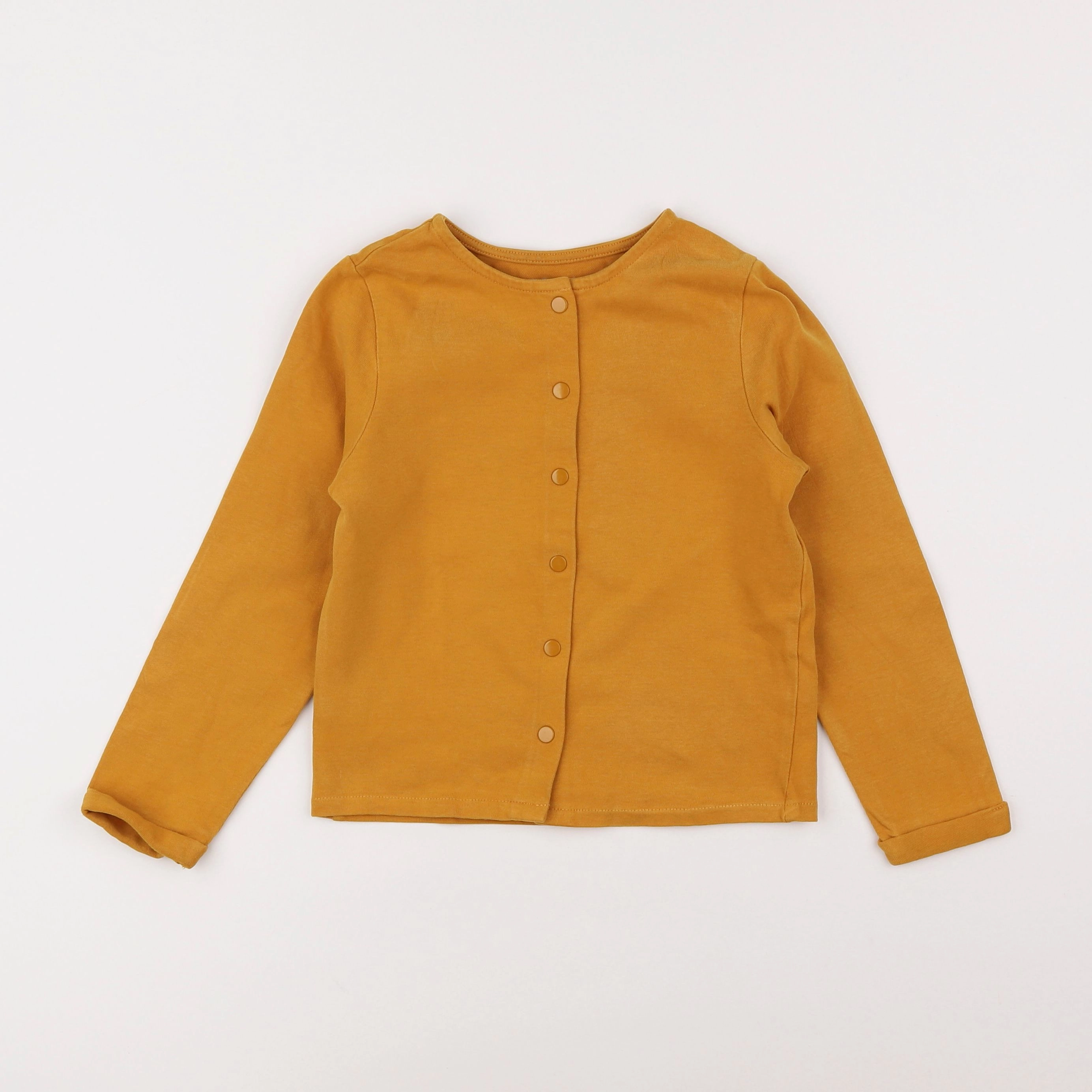 Vertbaudet - gilet jaune - 6 ans