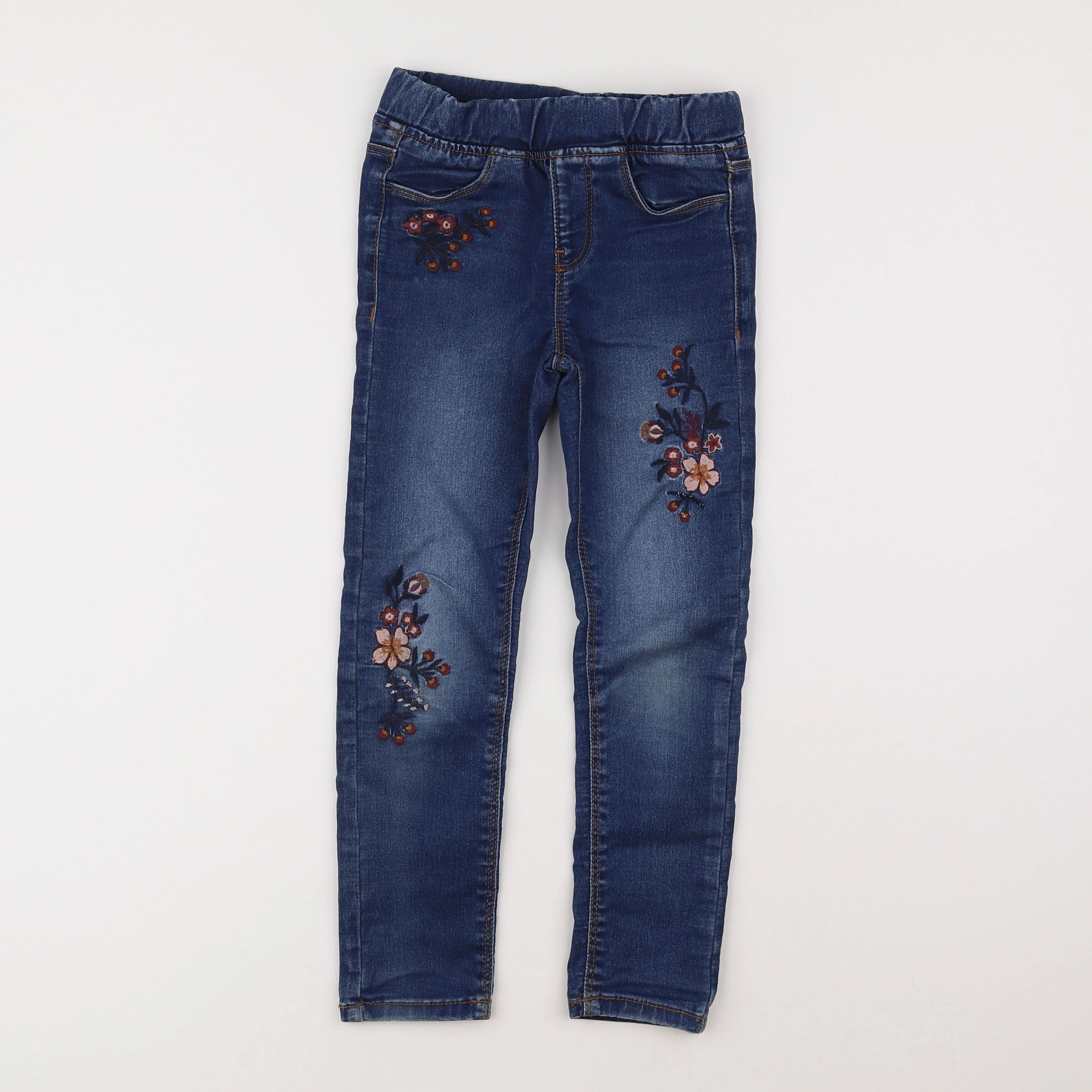 Vertbaudet - jegging bleu - 6 ans