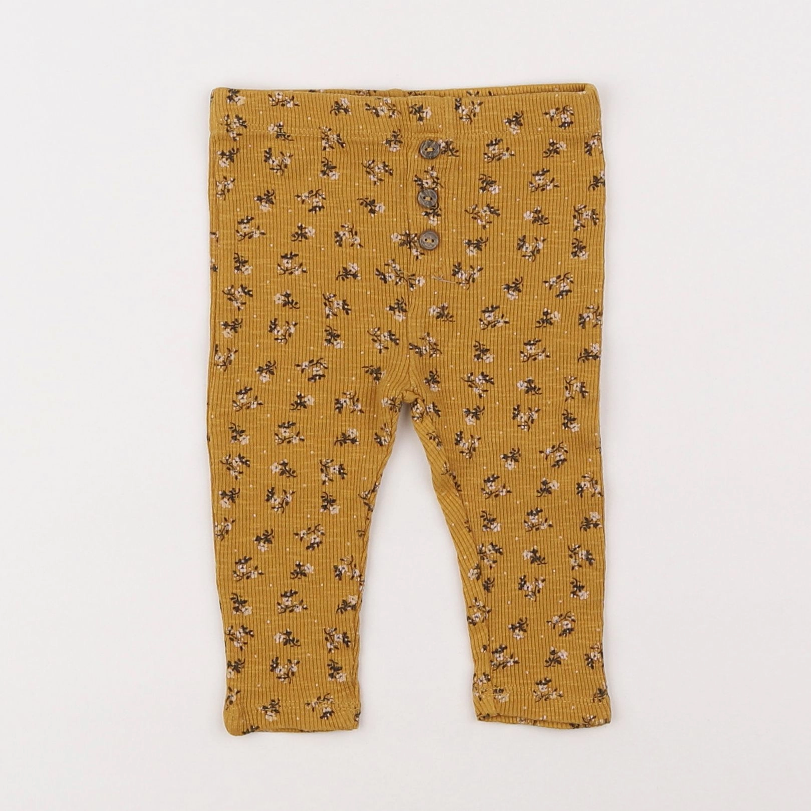 Vertbaudet - legging jaune - 6 mois
