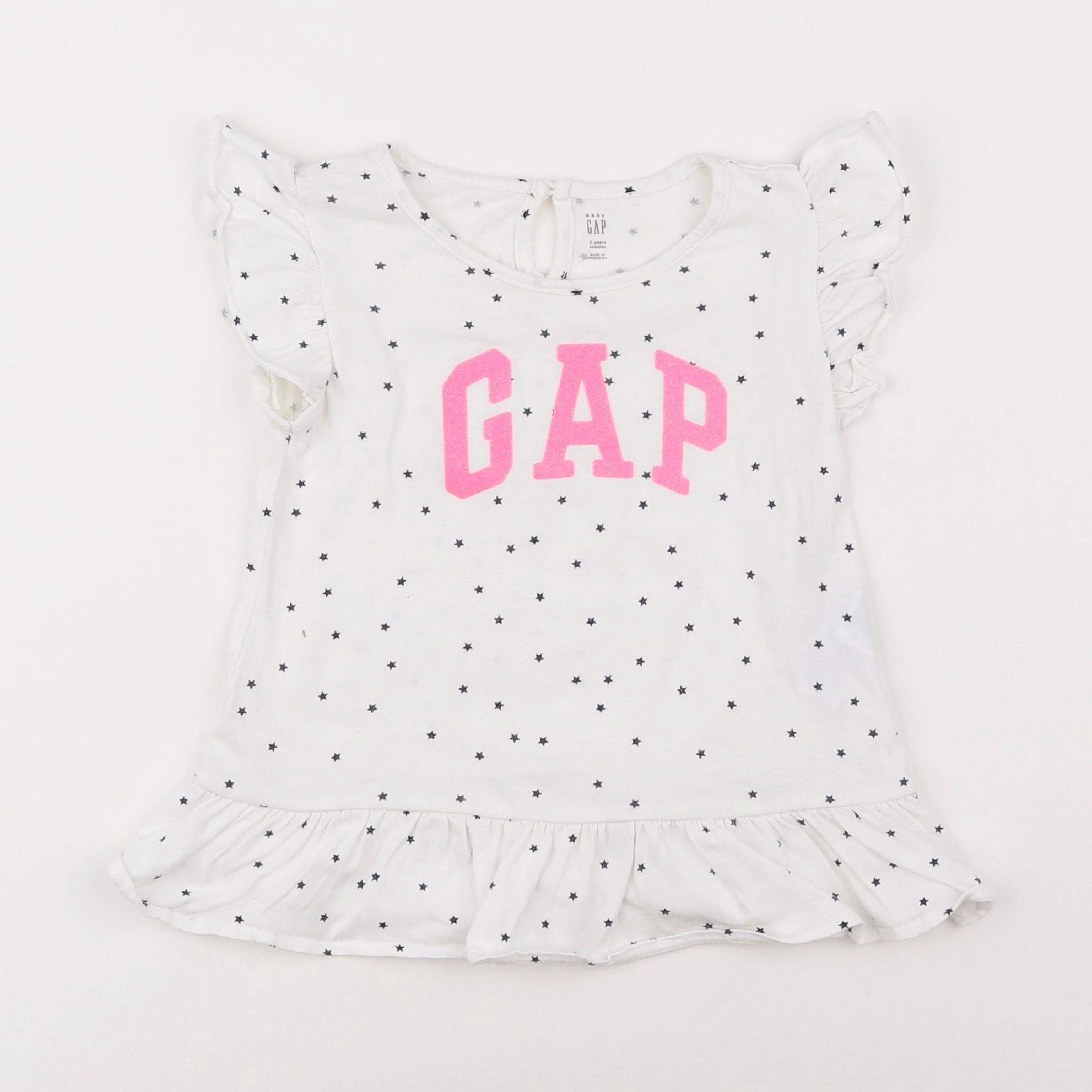 GAP - tee-shirt blanc - 3 ans