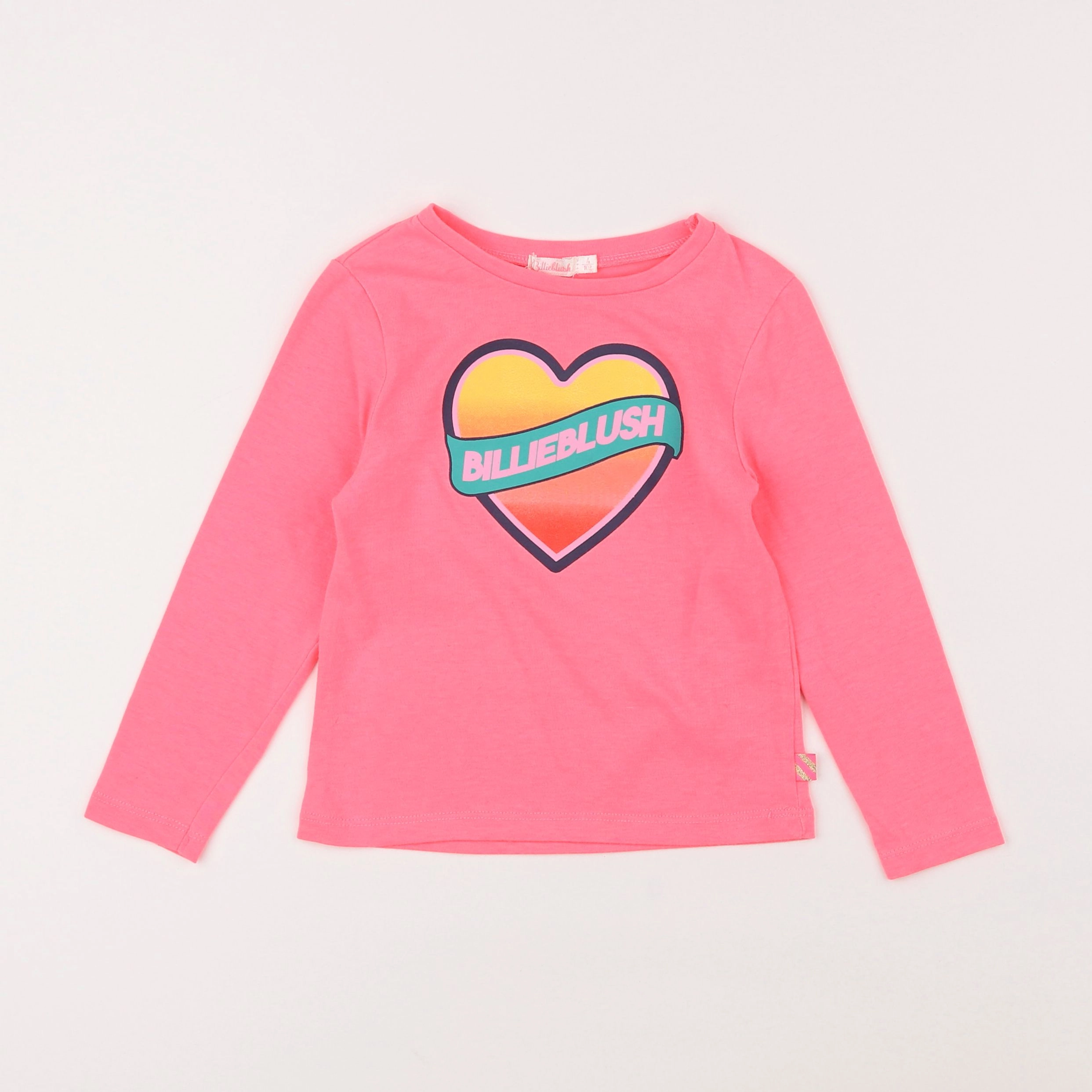 Billie Blush - tee-shirt rose - 4 ans