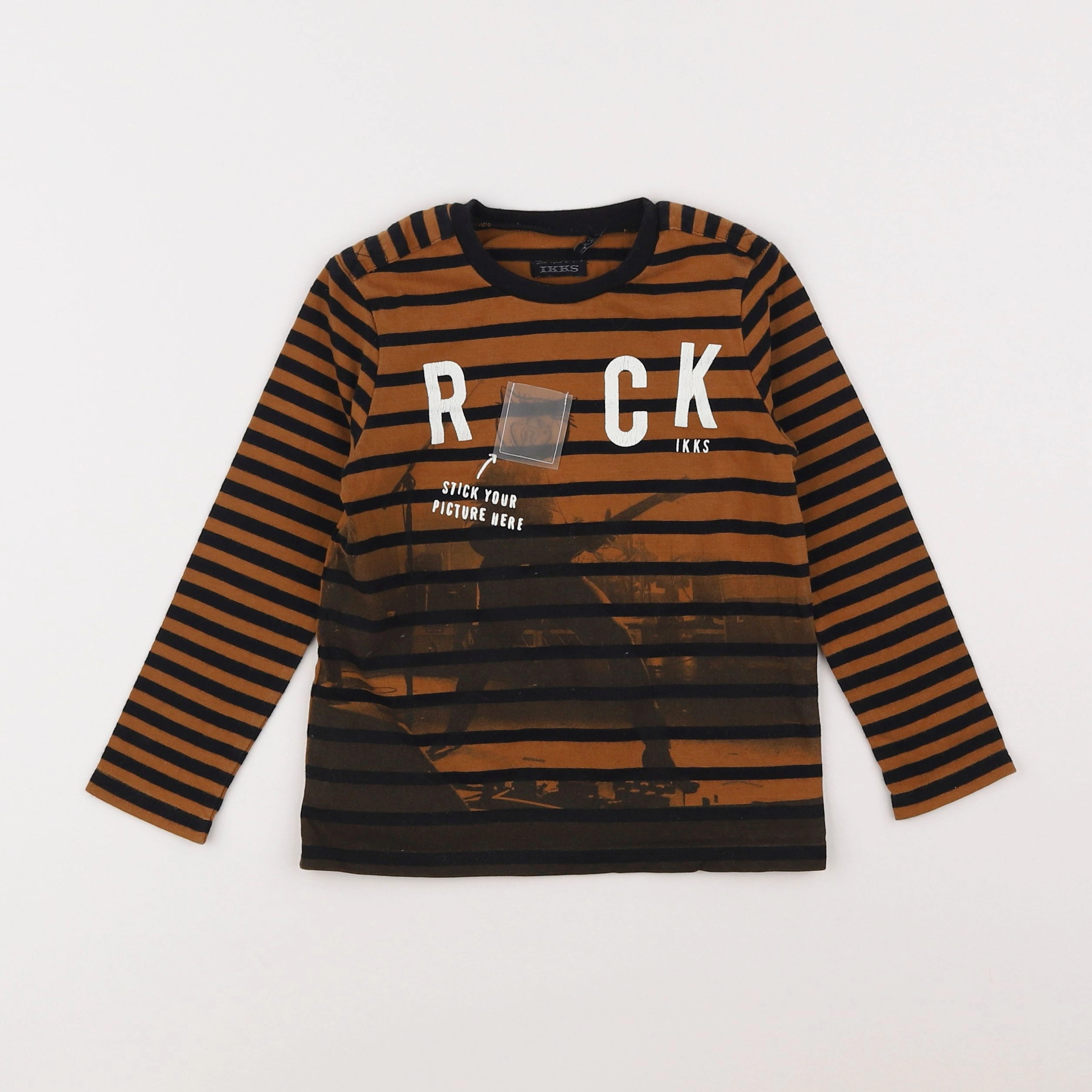 IKKS - tee-shirt marron - 3 ans