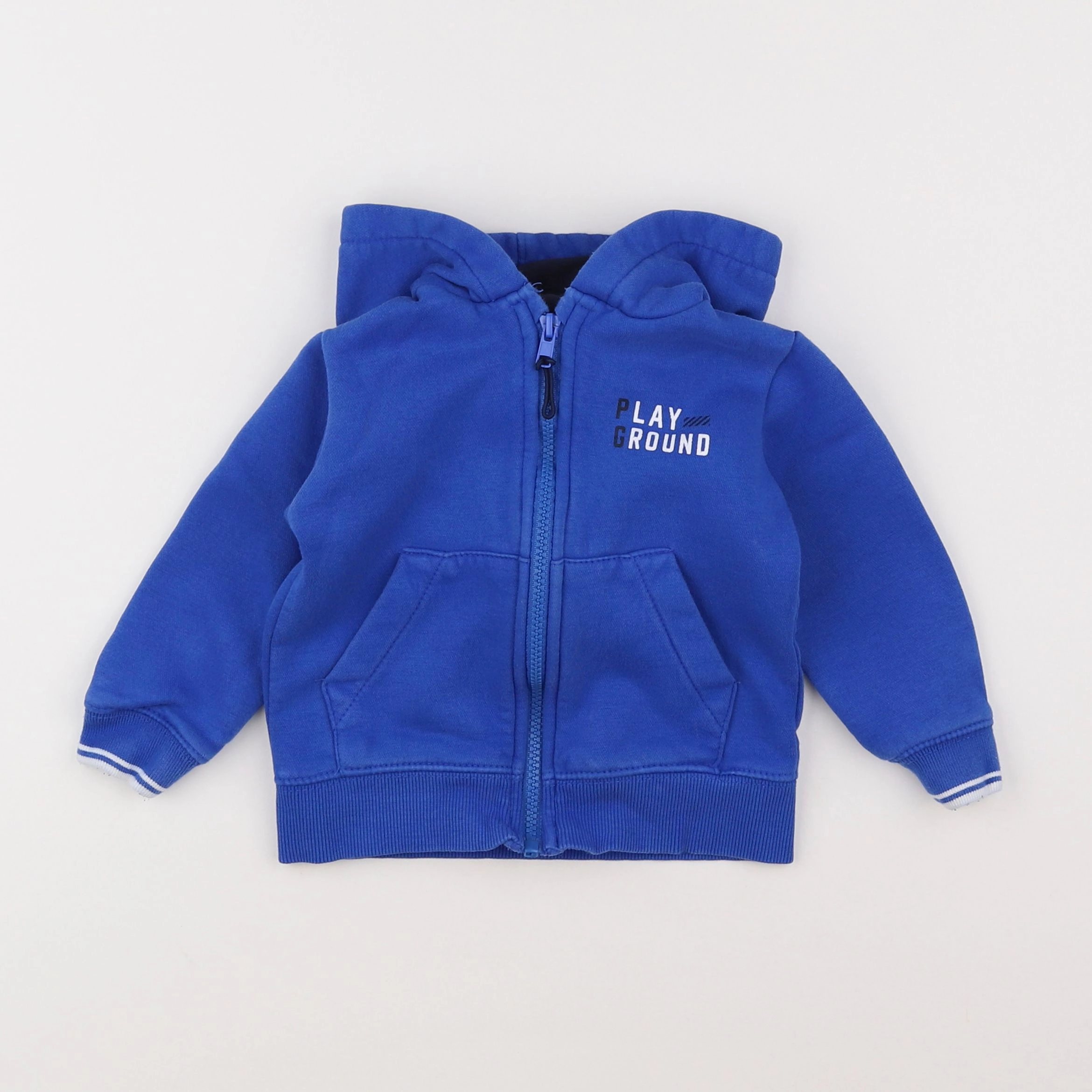 Vertbaudet - sweat bleu - 2 ans