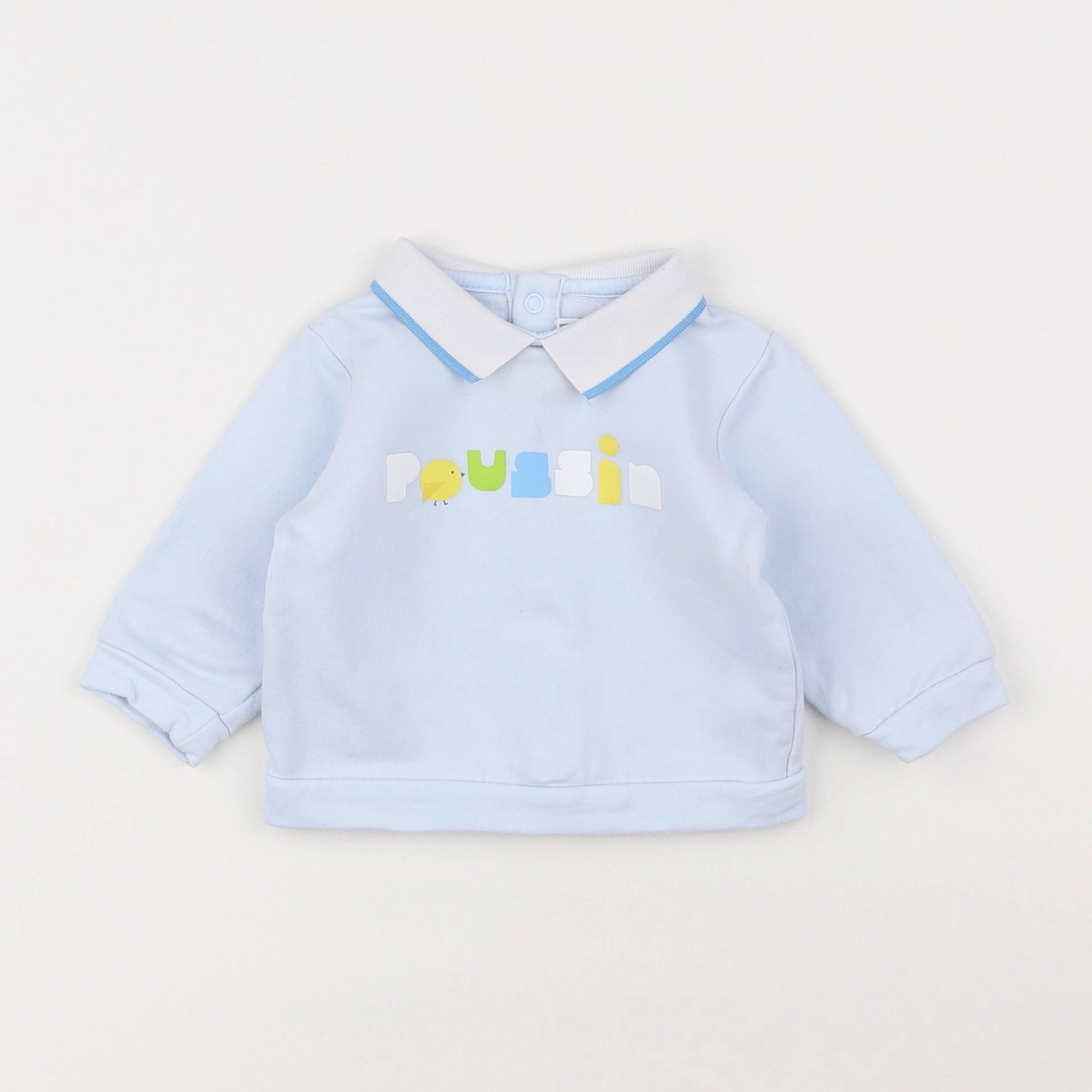 Jacadi - sweat bleu - 3 mois