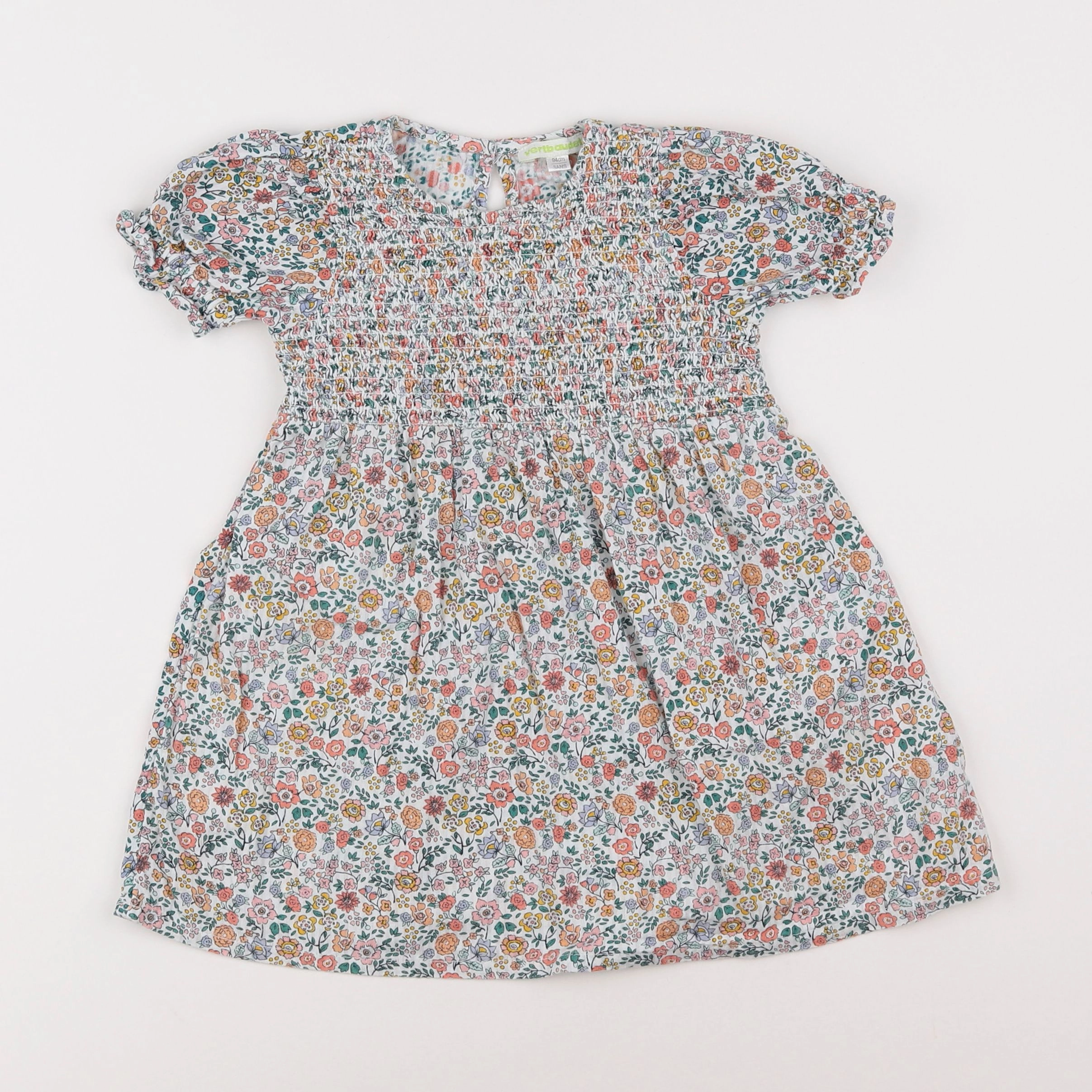 Vertbaudet - robe multicolore - 3 ans