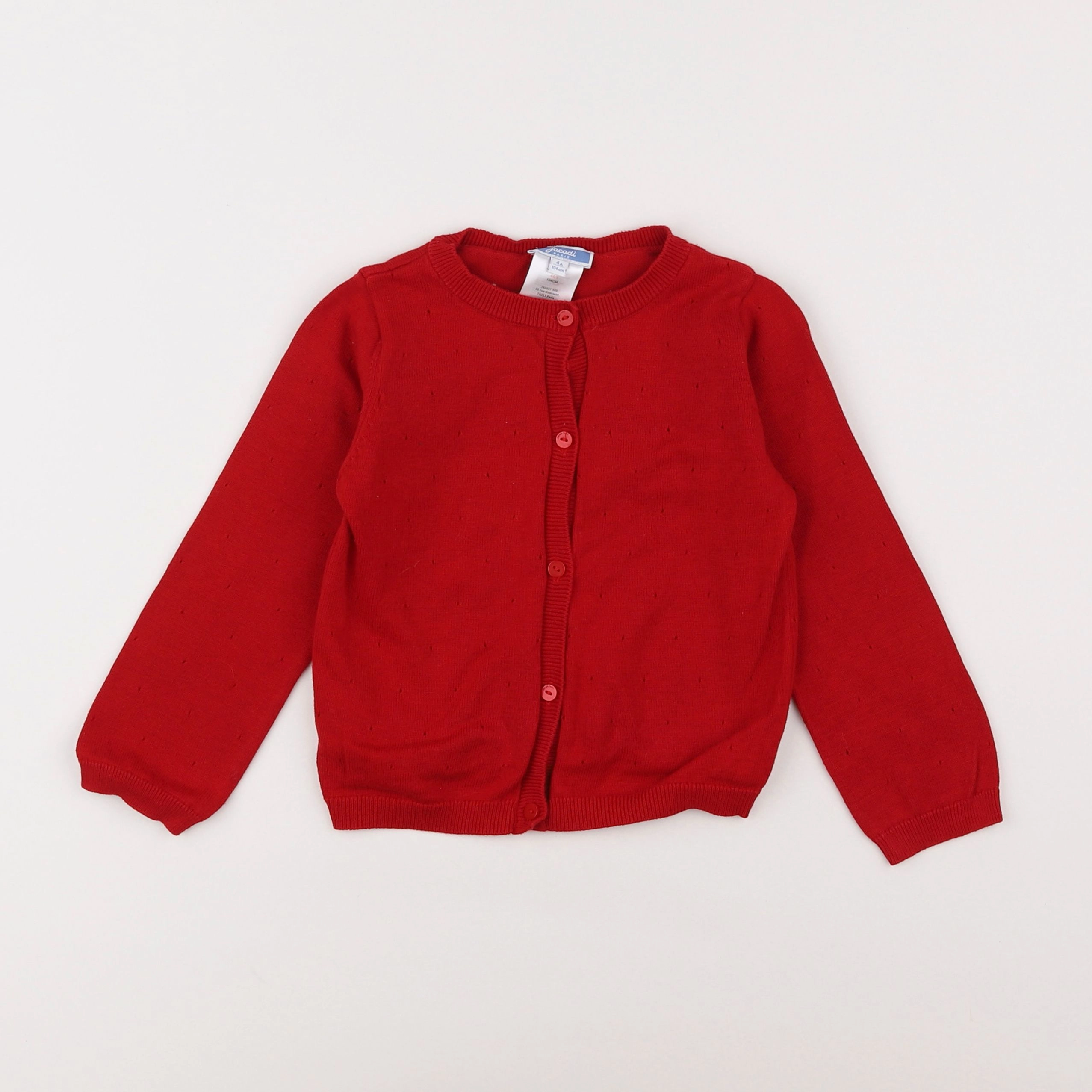 Jacadi - gilet rouge - 4 ans