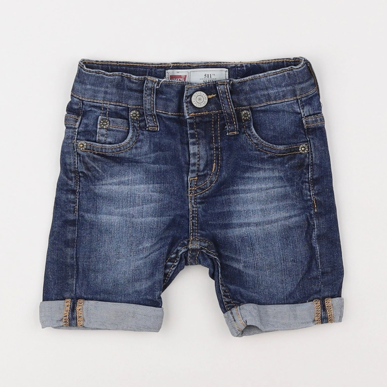 Levi's - short bleu - 3 ans