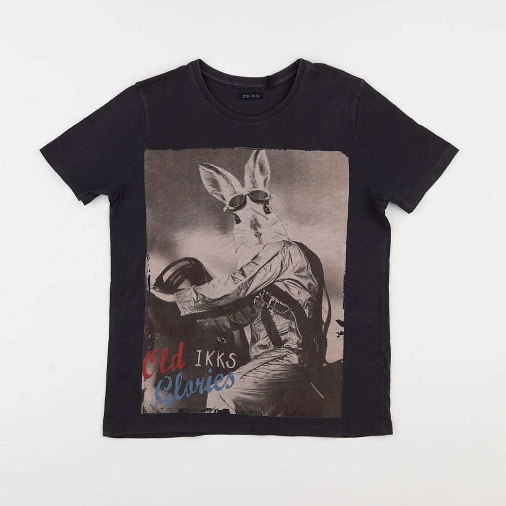 IKKS - tee-shirt gris - 8 ans