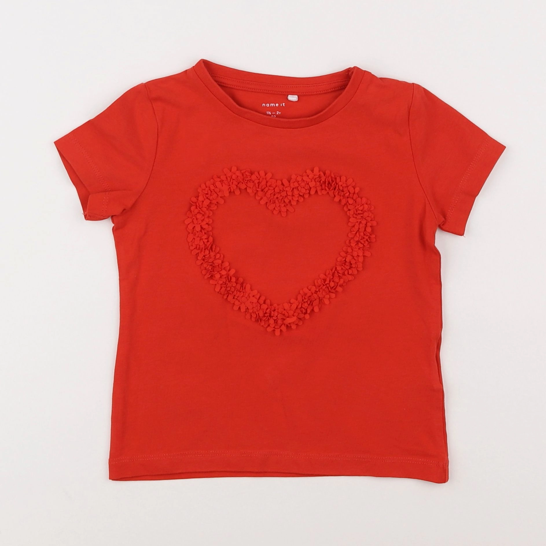 Name it - tee-shirt rouge - 18 mois à 2 ans