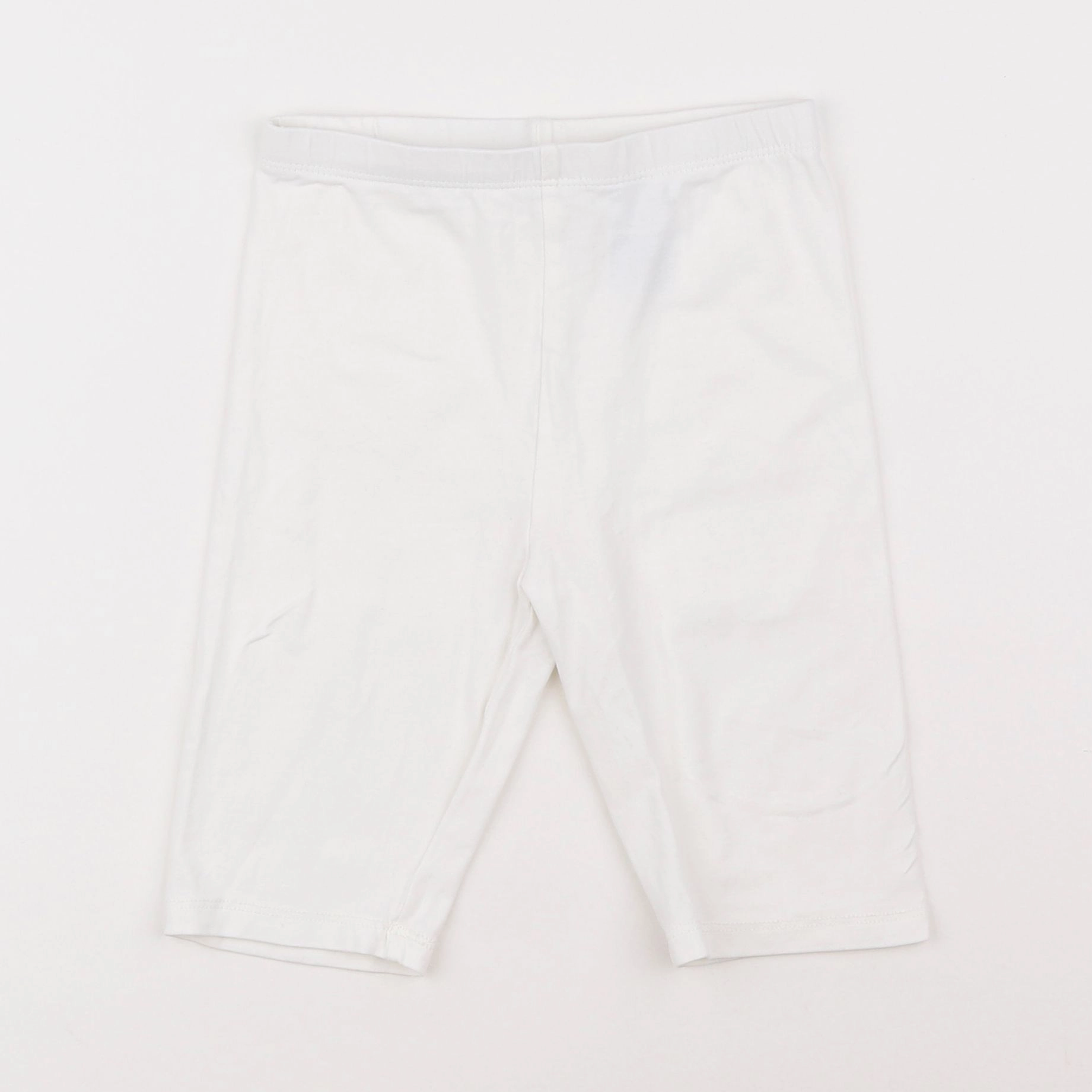 H&M - legging court blanc - 7/8 ans