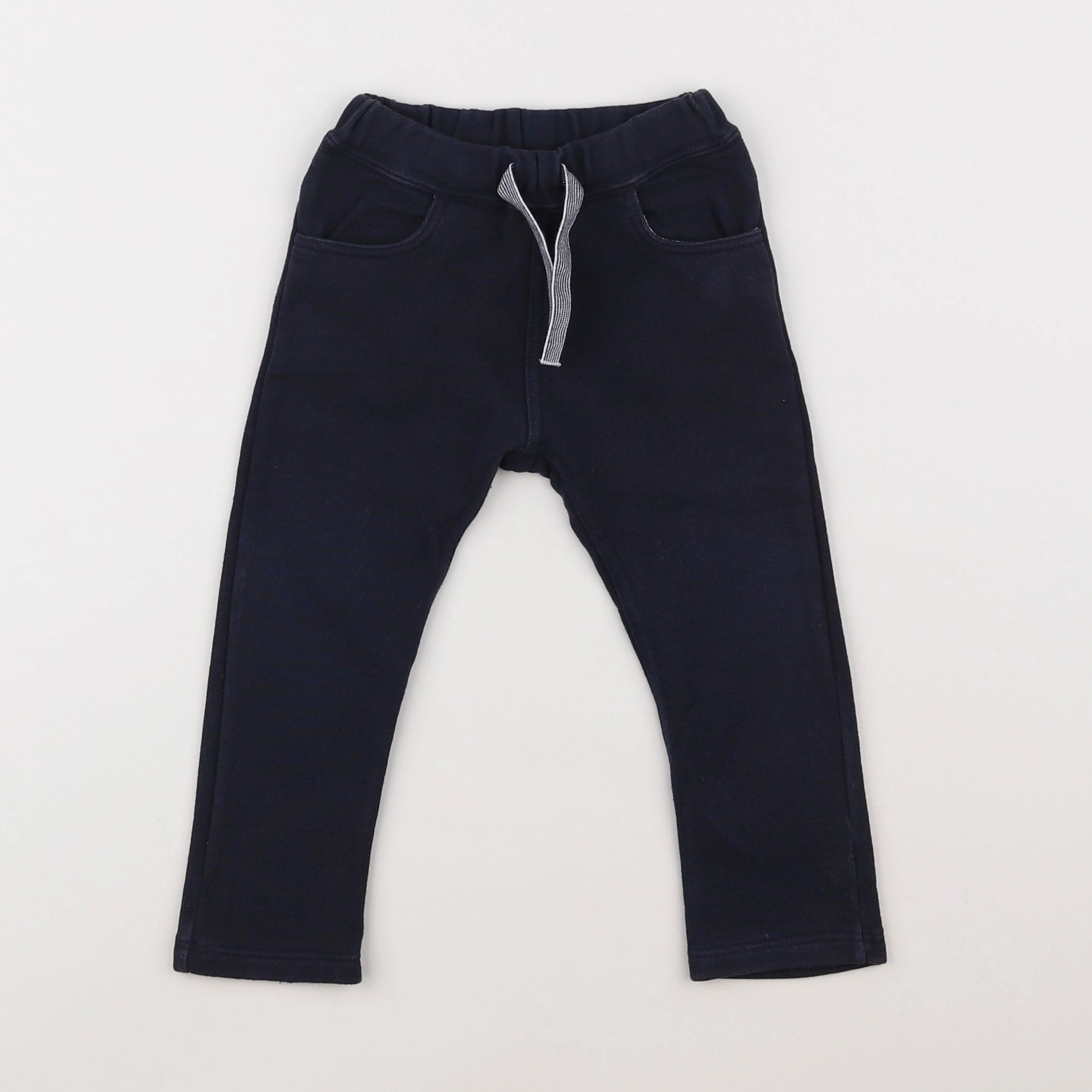 Petit Bateau - jogging bleu - 18 mois