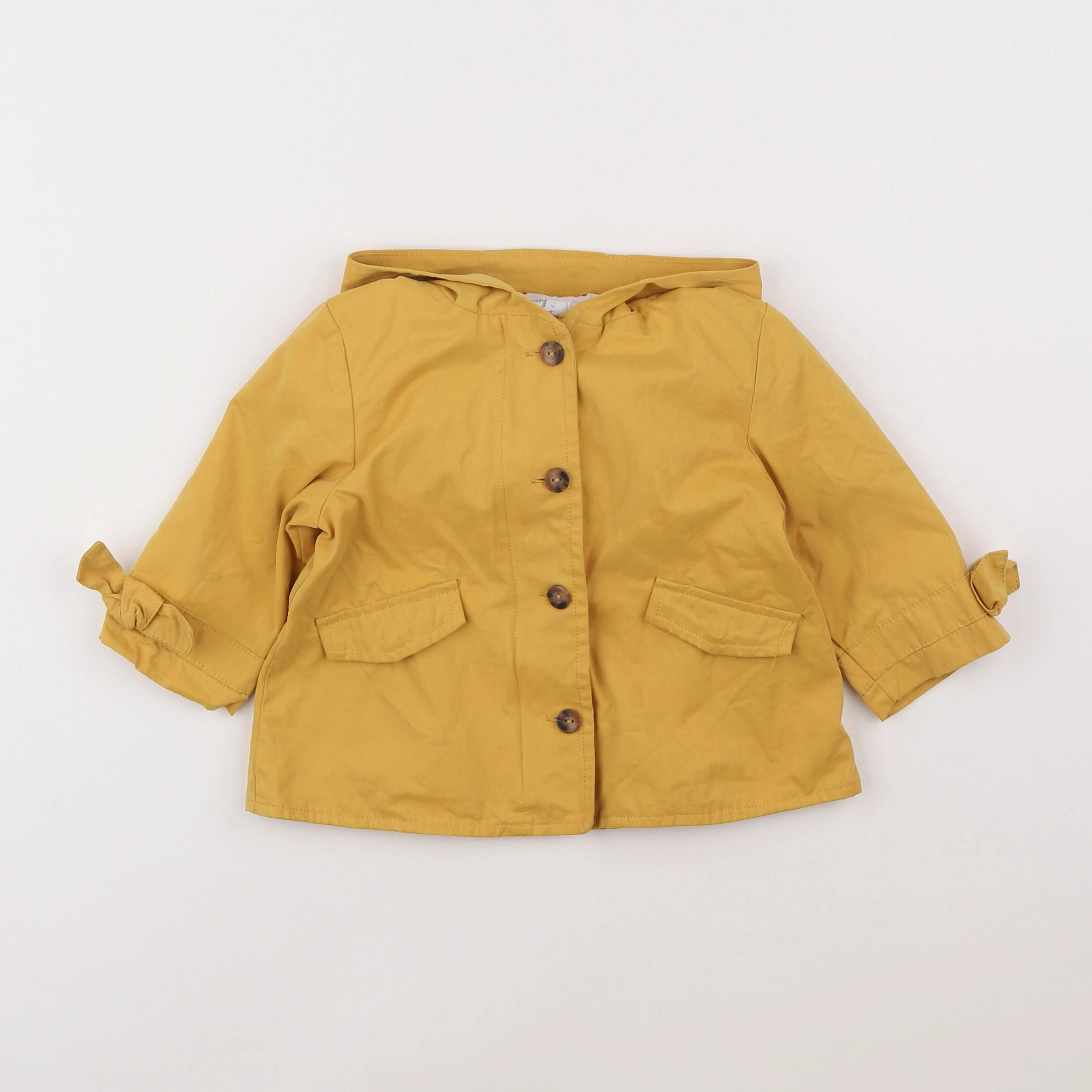 Vertbaudet - imperméable jaune - 9 mois