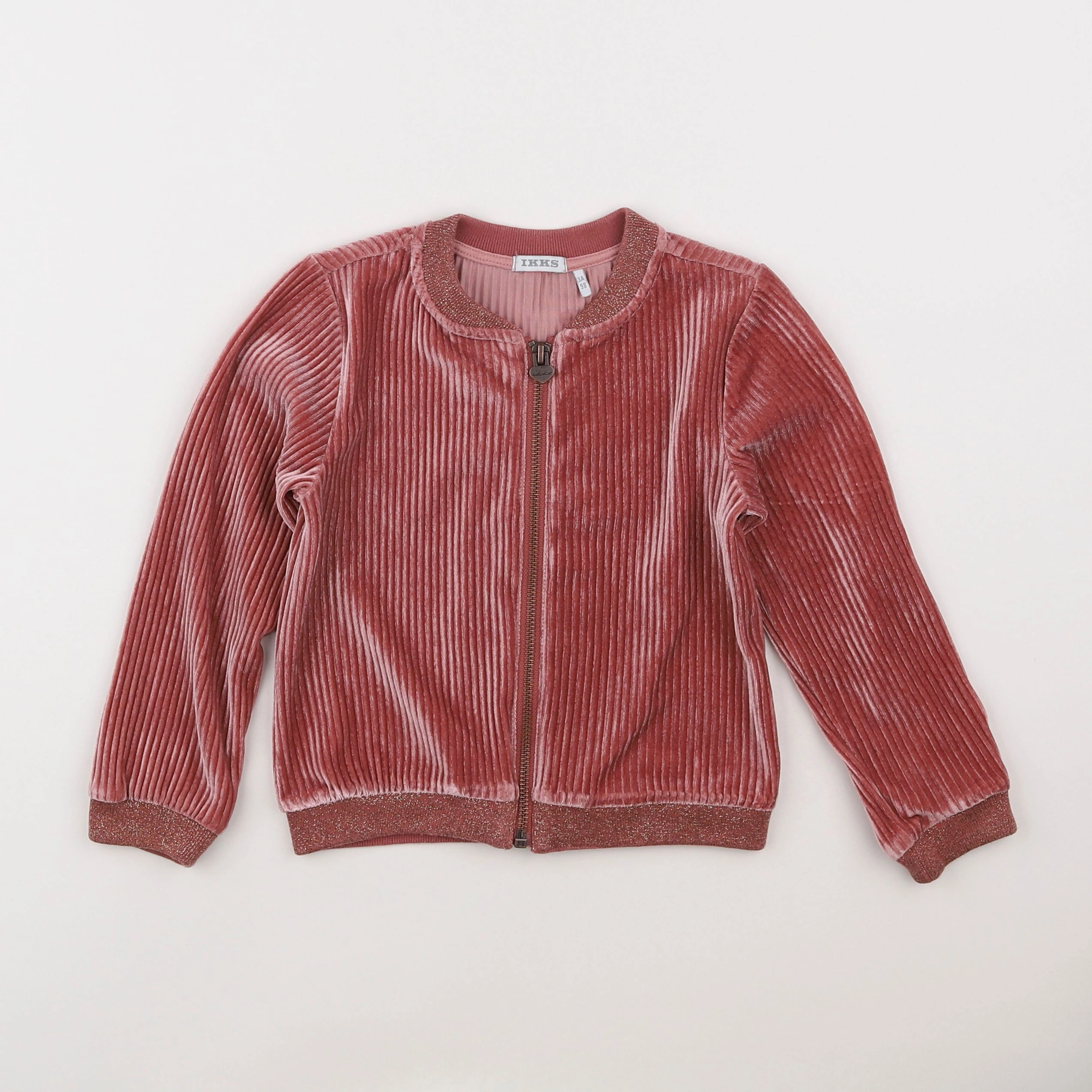 IKKS - sweat rose - 3 ans