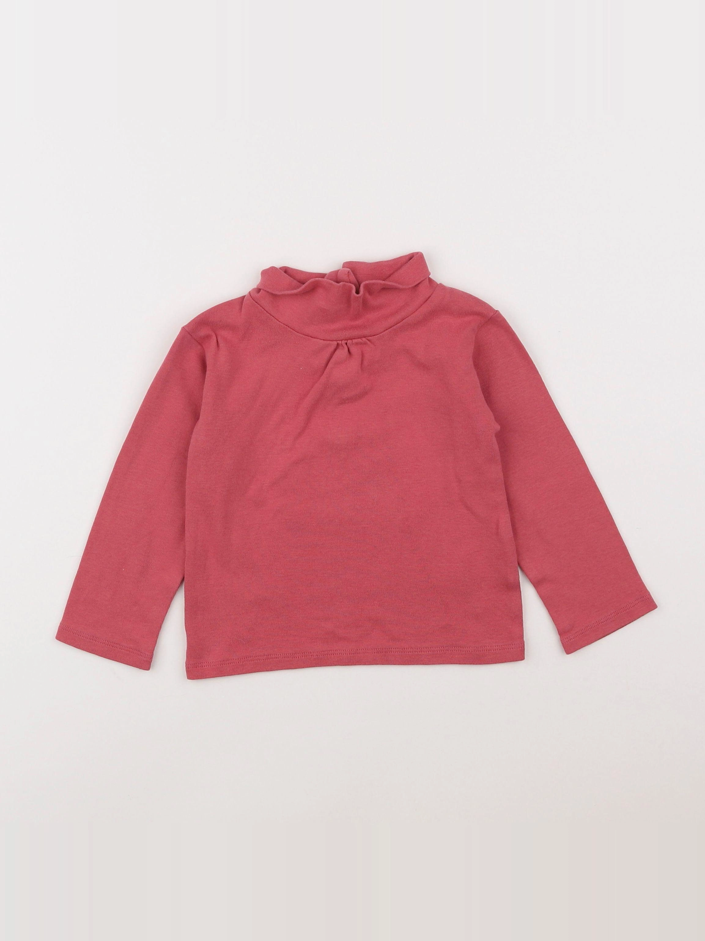 Vertbaudet - sous-pull rose - 3 mois