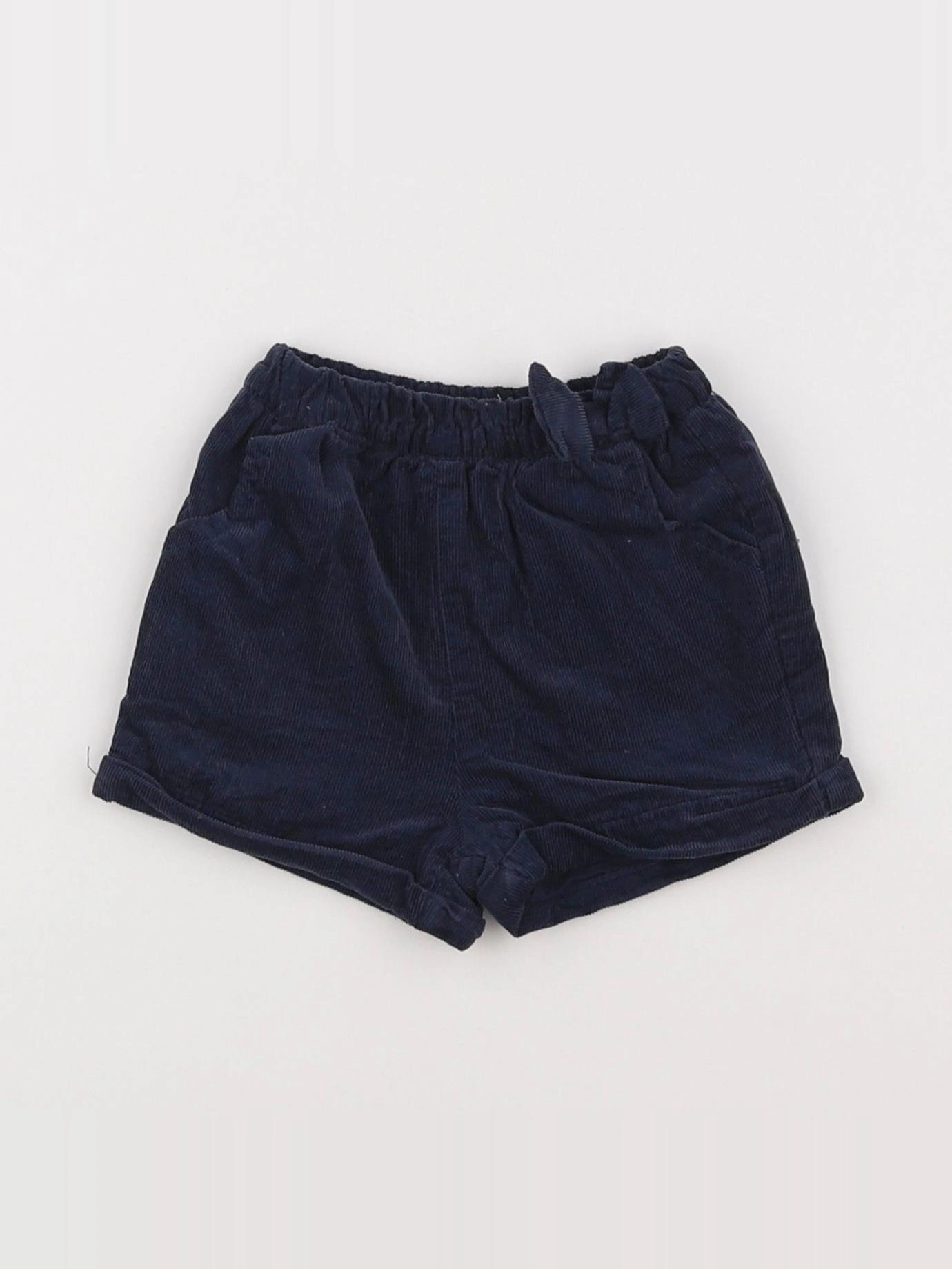 Vertbaudet - short bleu - 3 mois