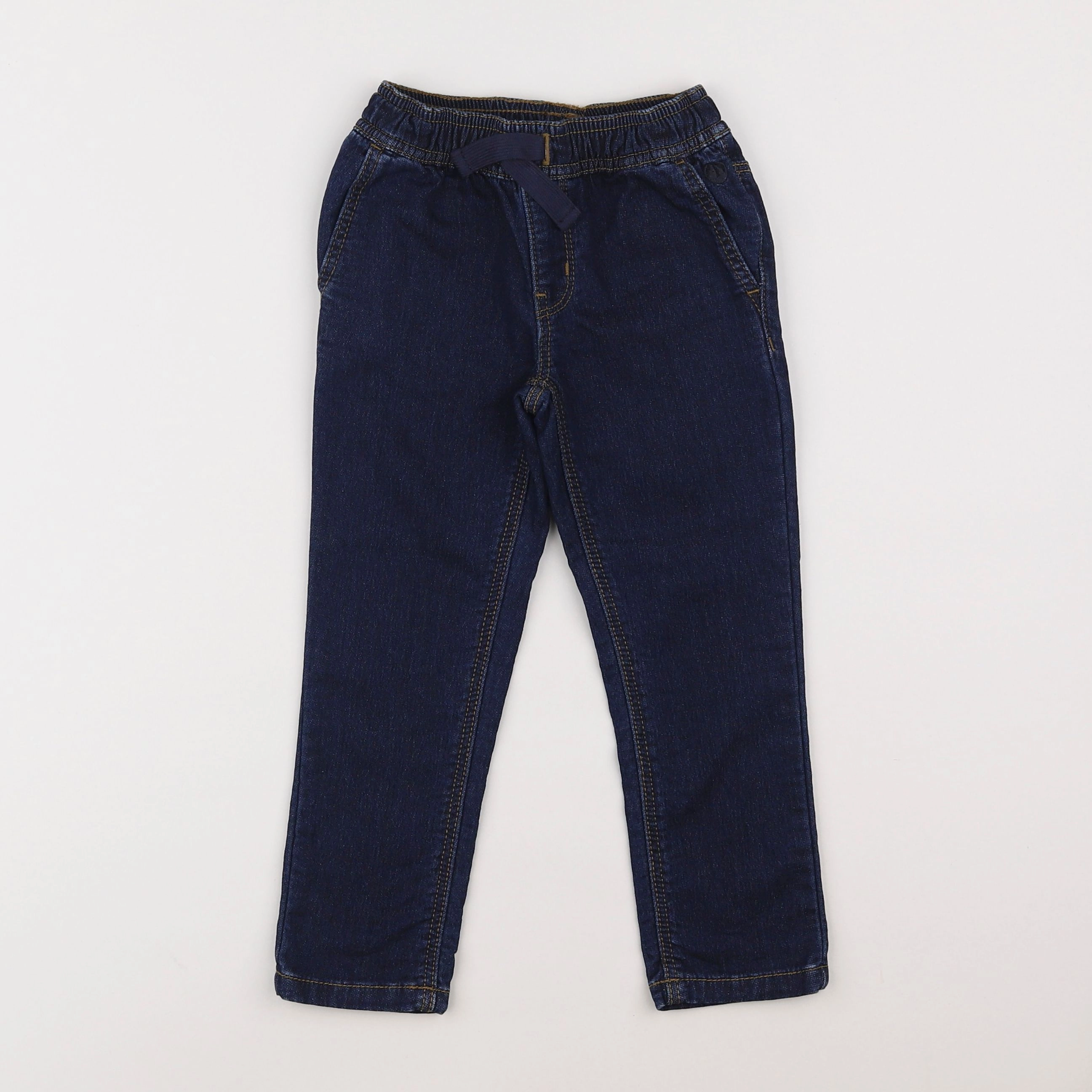 Petit Bateau - pantalon bleu - 3 ans