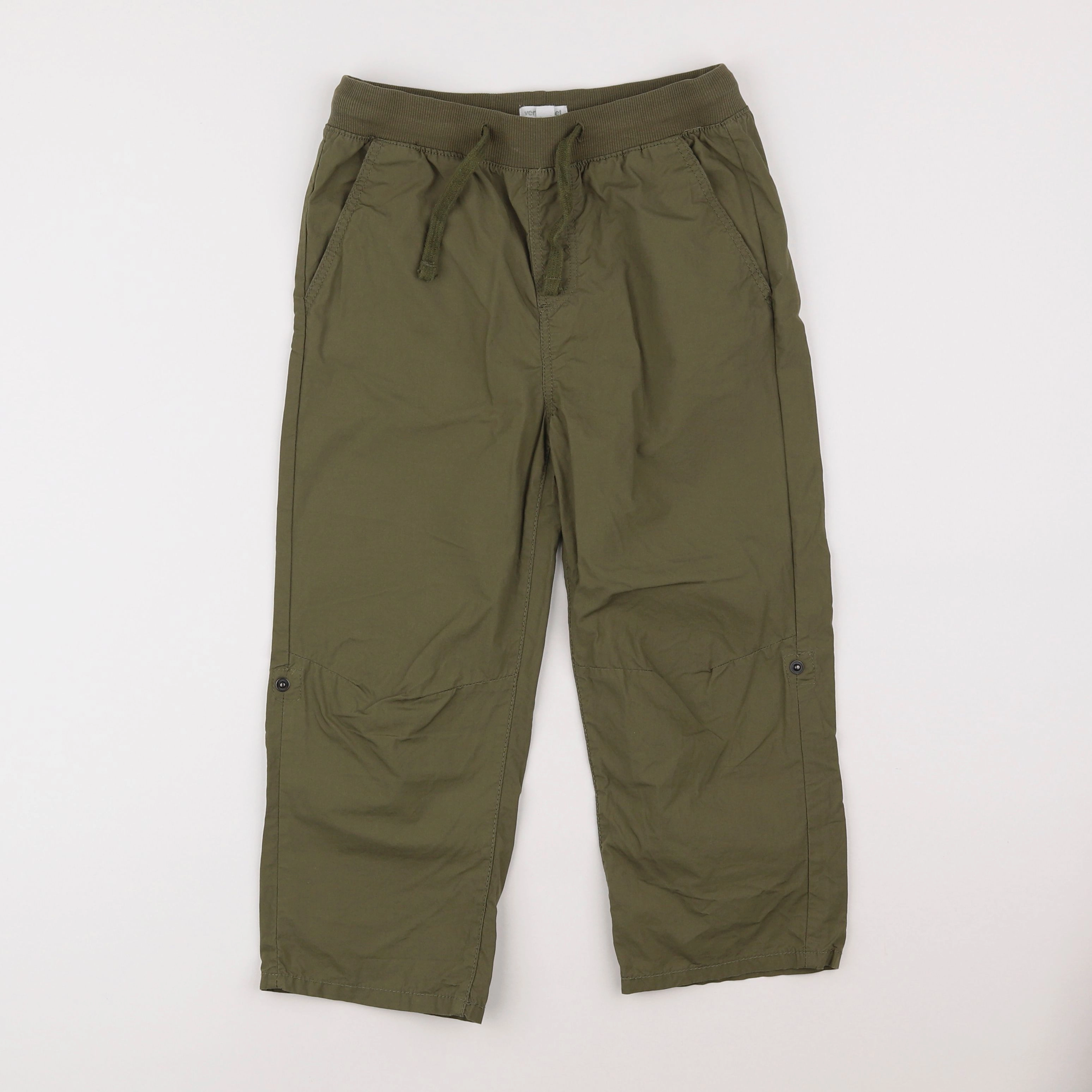 Vertbaudet - pantalon vert - 9 ans