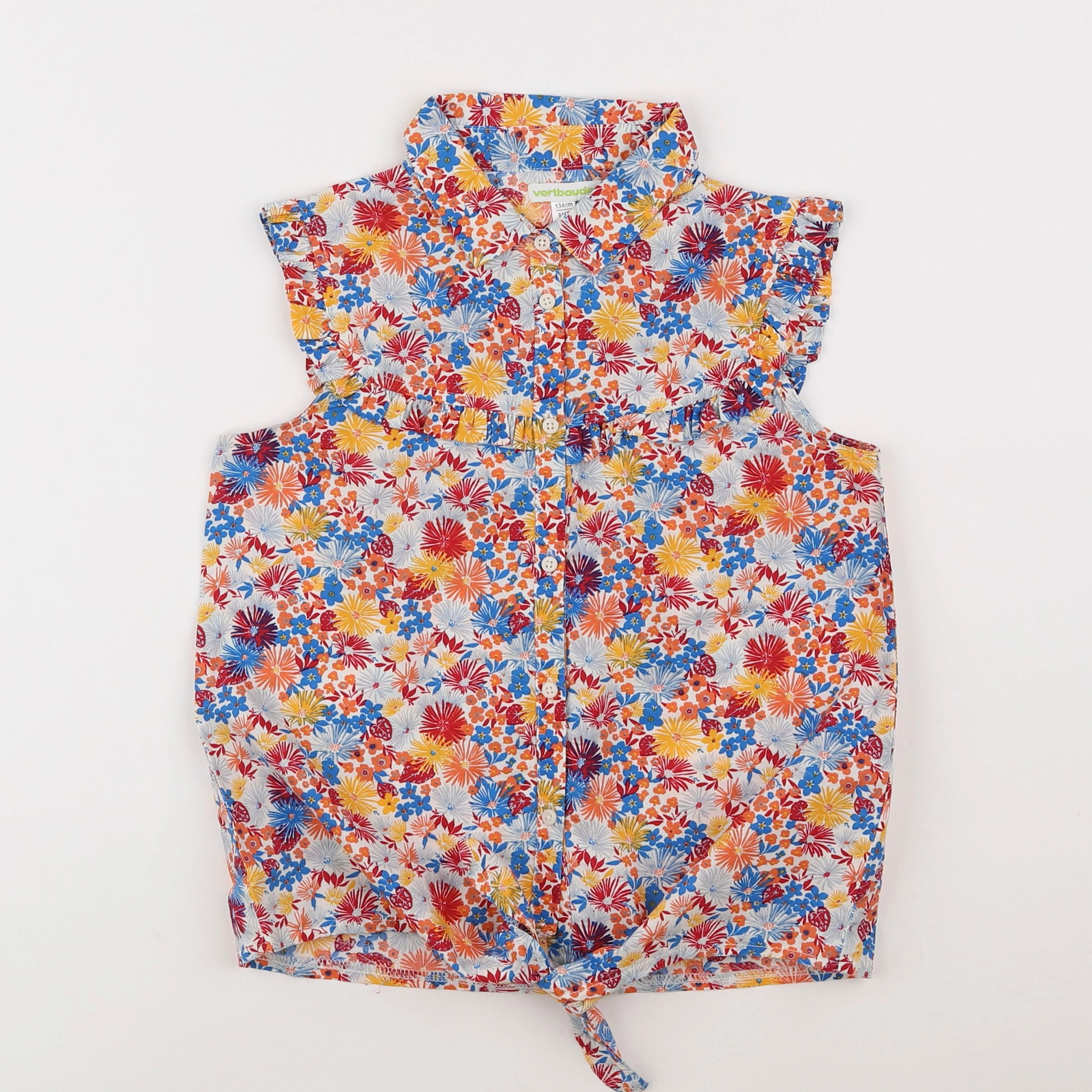 Vertbaudet - blouse multicolore - 9 ans