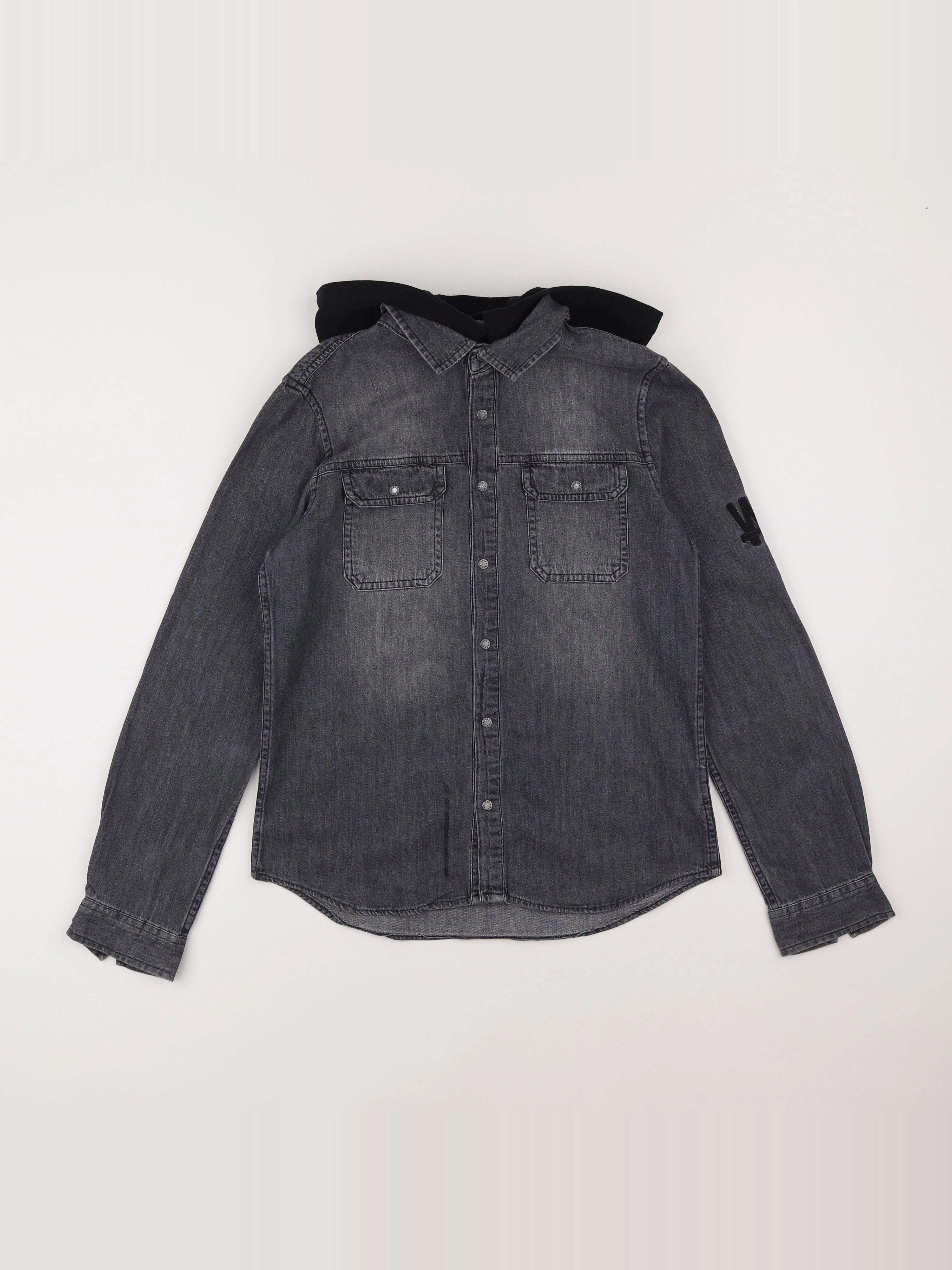 IKKS - chemise gris - 12 ans