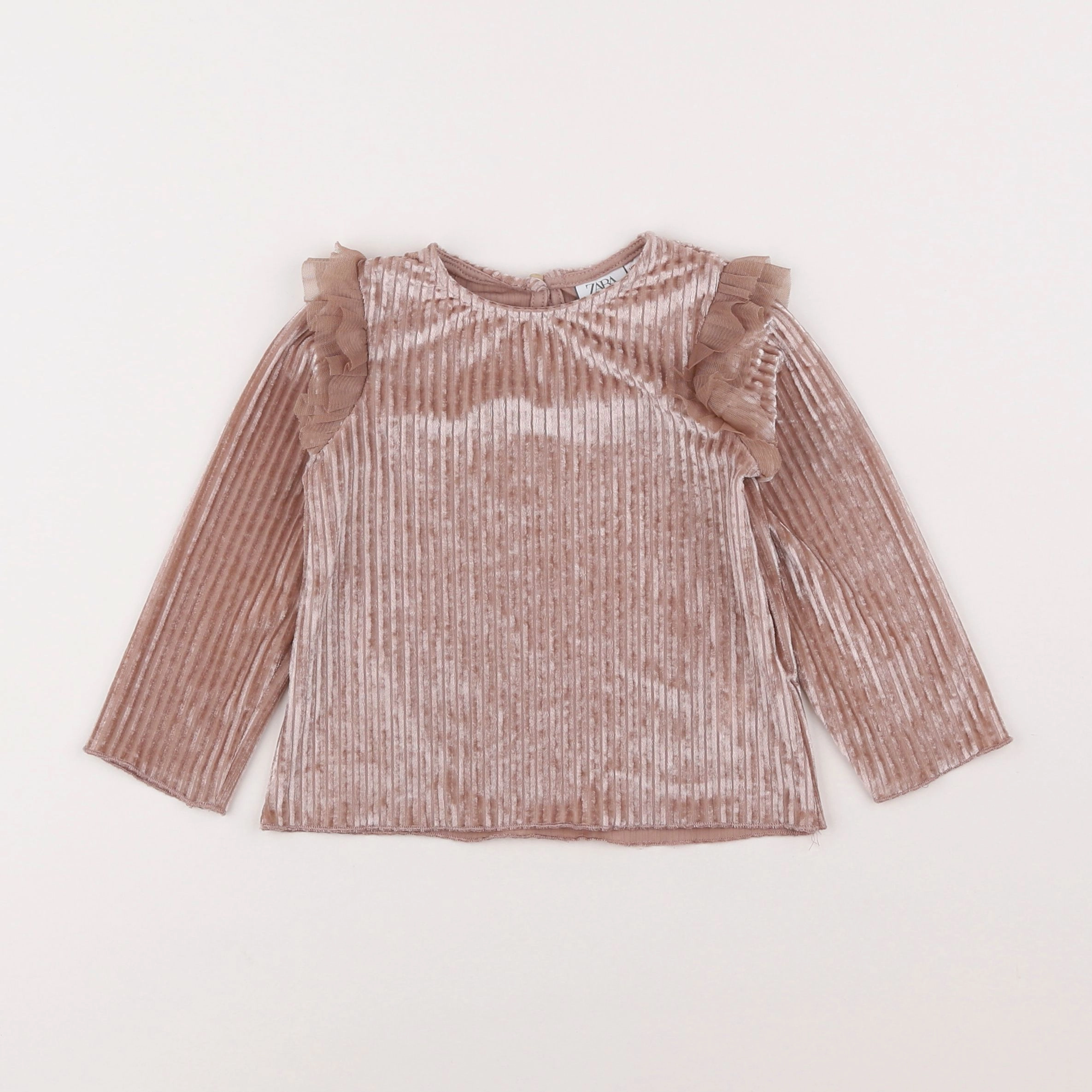 Zara - tee-shirt rose - 12/18 mois