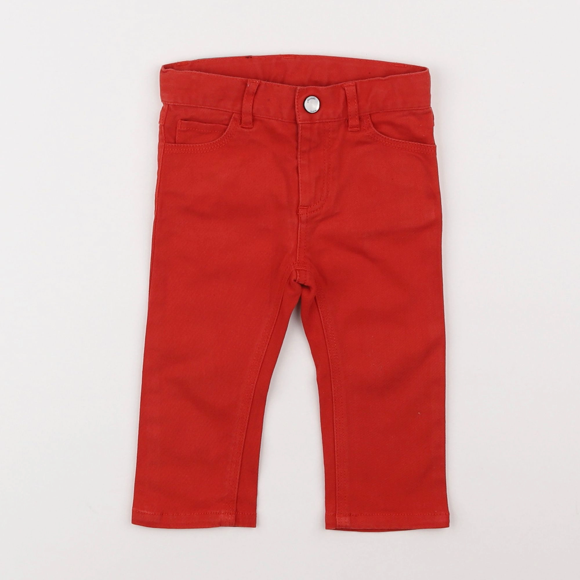 Jacadi - pantalon rouge - 12 mois